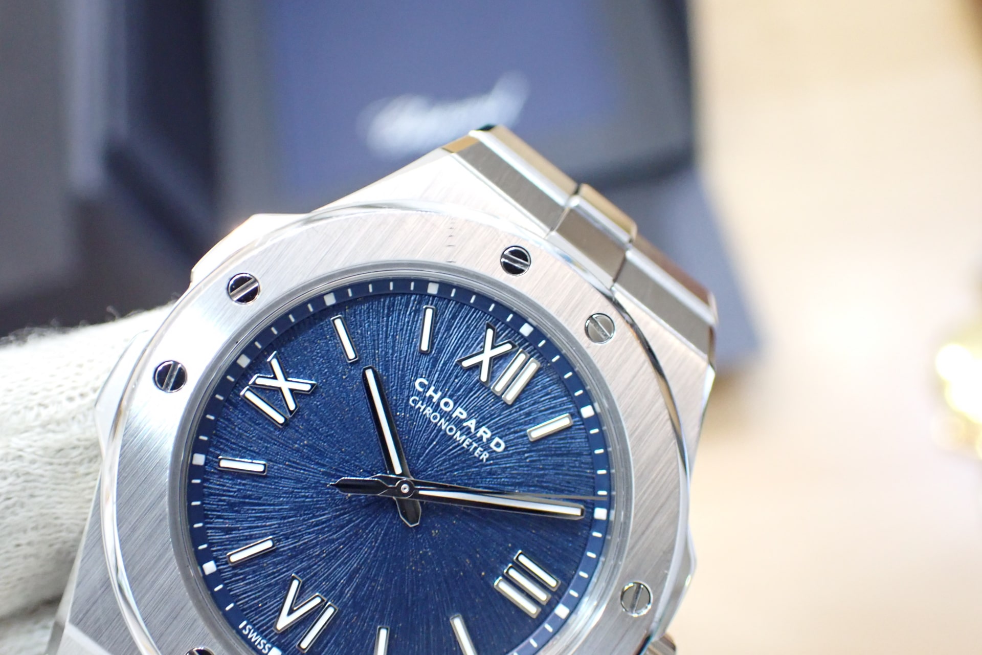 CHOPARD/ショパール アルパインイーグル 36 Ref.298601-3001 ブルー文字盤