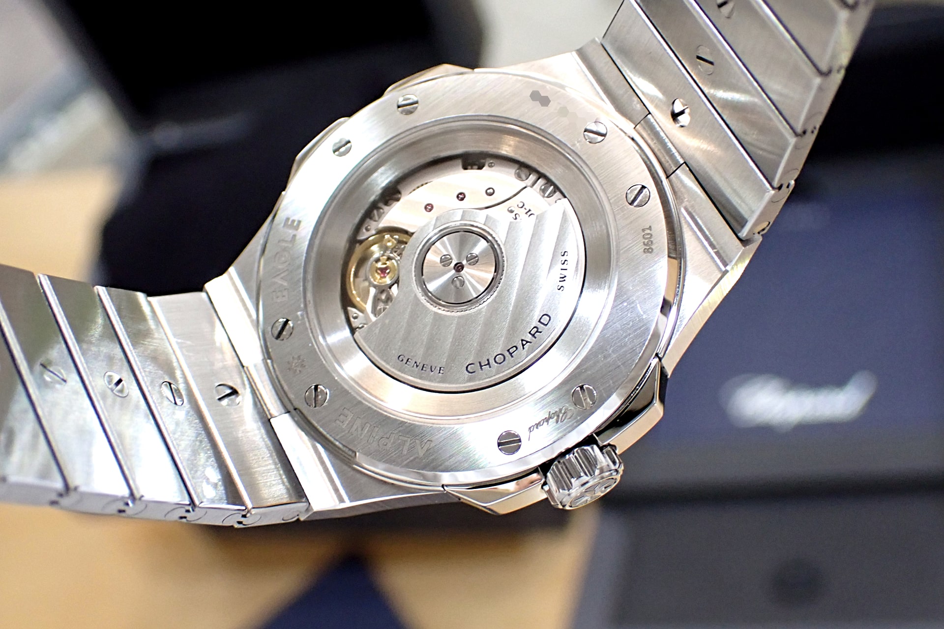 CHOPARD/ショパール アルパインイーグル 36 Ref.298601-3001 ブルー文字盤