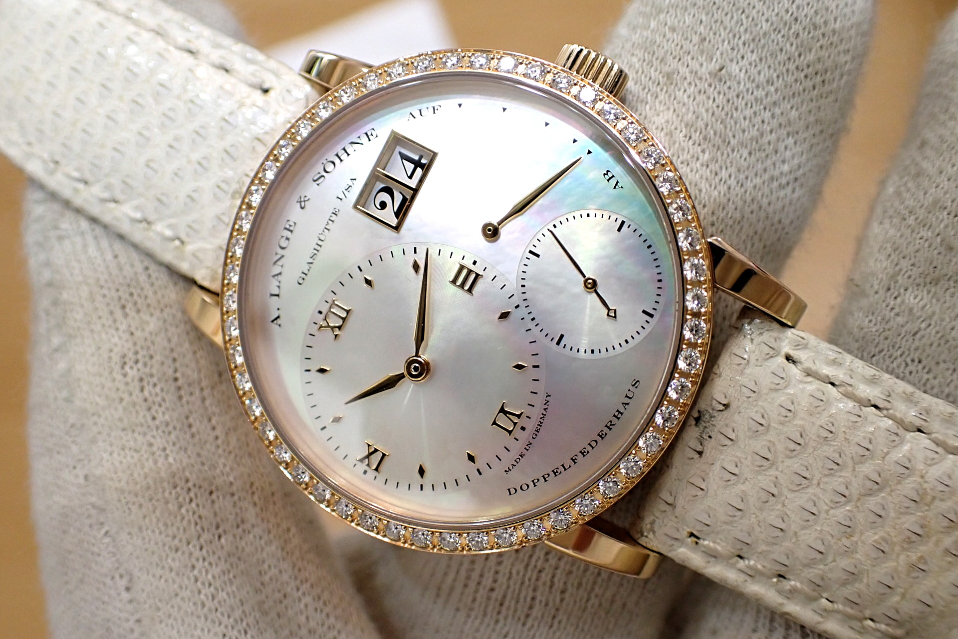 ランゲ&ゾーネ/A. LANGE&SOHNE リトルランゲ1 ソワレ 18KPG Ref.813.047