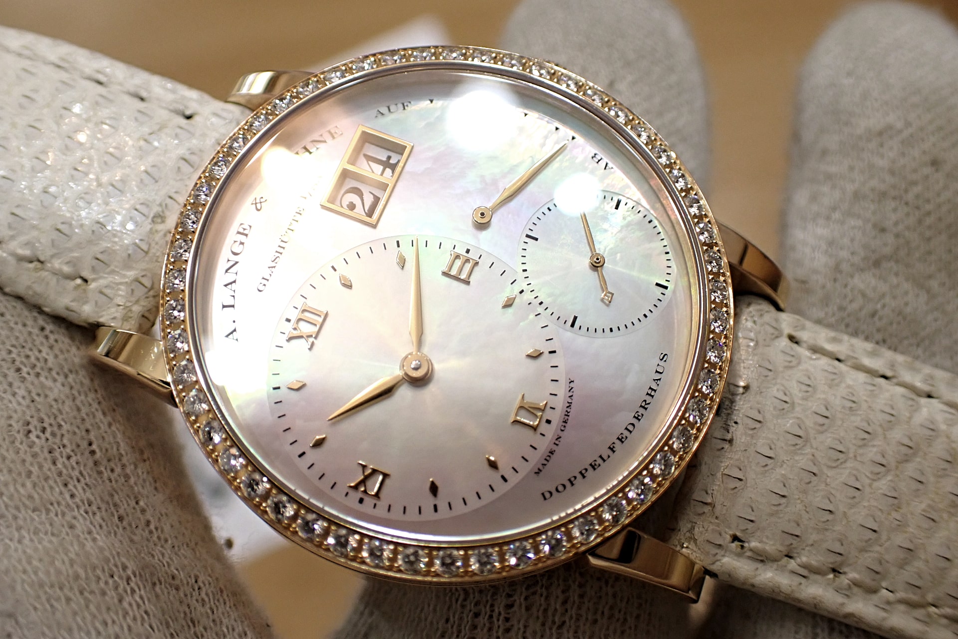 ランゲ&ゾーネ/A. LANGE&SOHNE リトルランゲ1 ソワレ 18KPG Ref.813.047