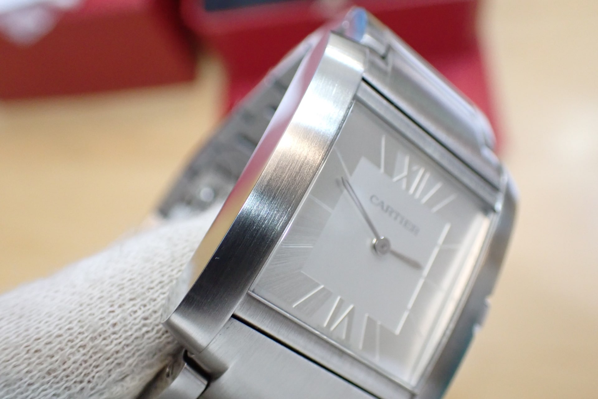 カルティエ/Cartier タンク フランセーズ MM 日本限定 Ref.WSTA0086