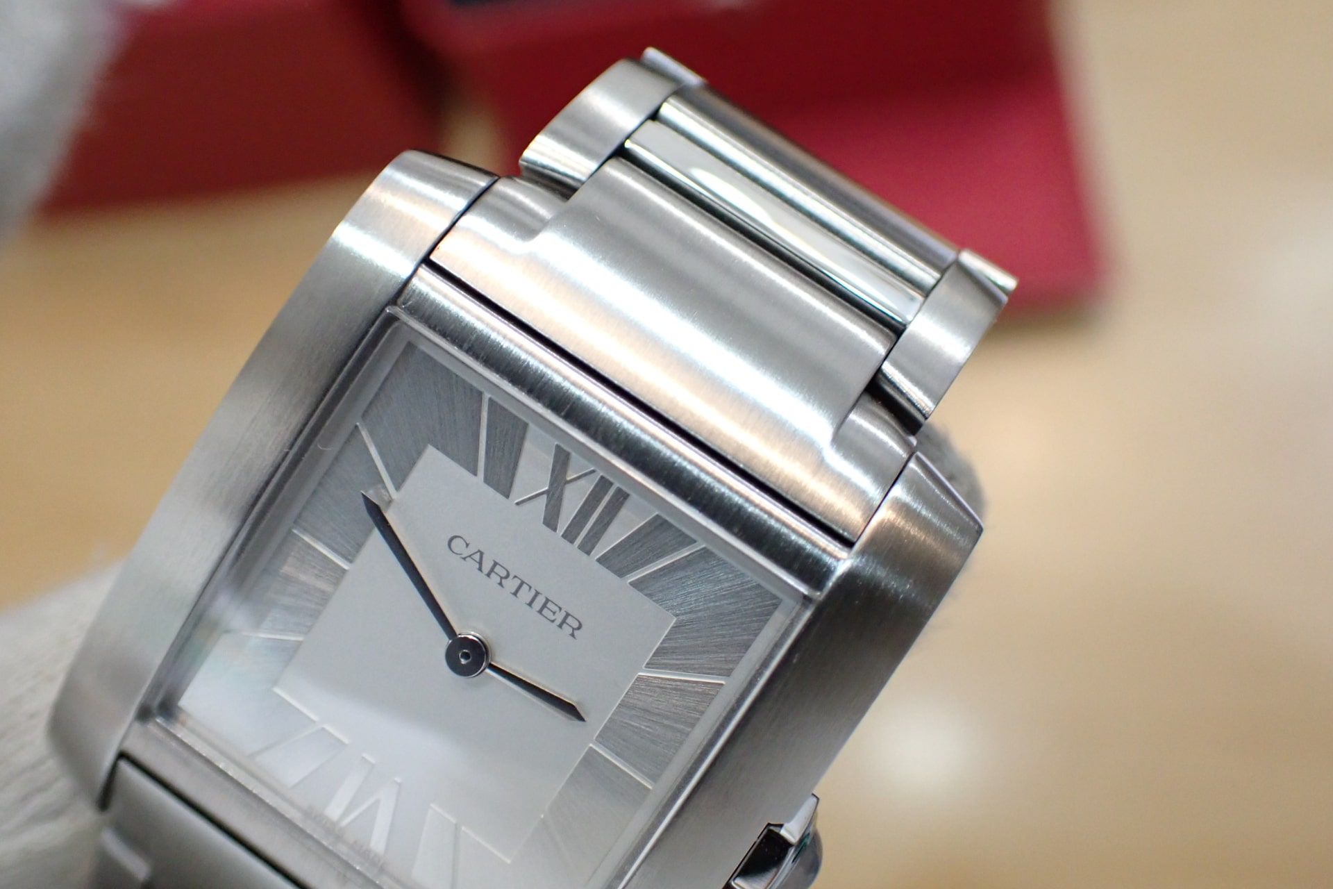 カルティエ/Cartier タンク フランセーズ MM 日本限定 Ref.WSTA0086