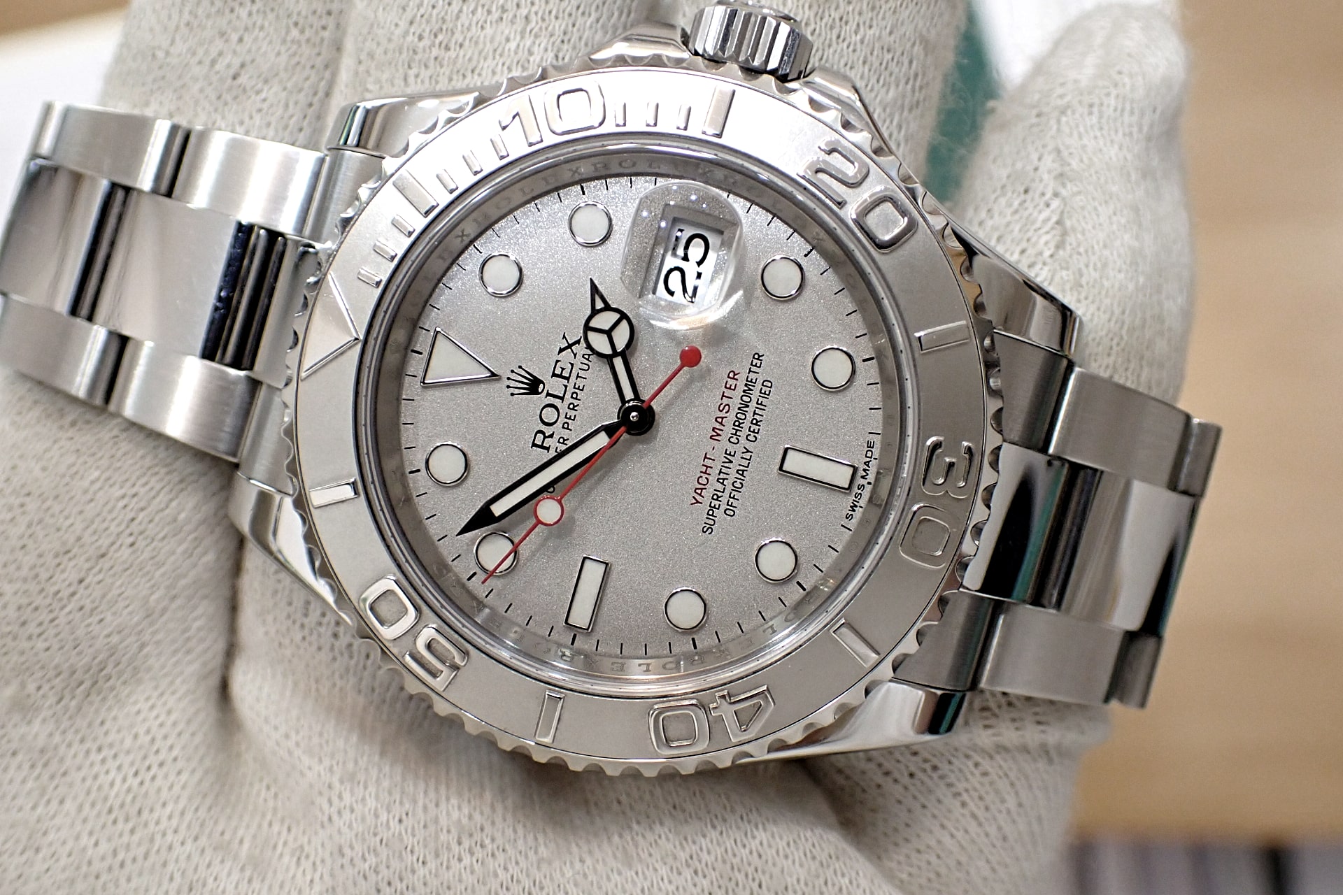ROLEX/ロレックス ヨットマスター40 ロレジウム Ref.116622 ランダム/プラチナベゼル
