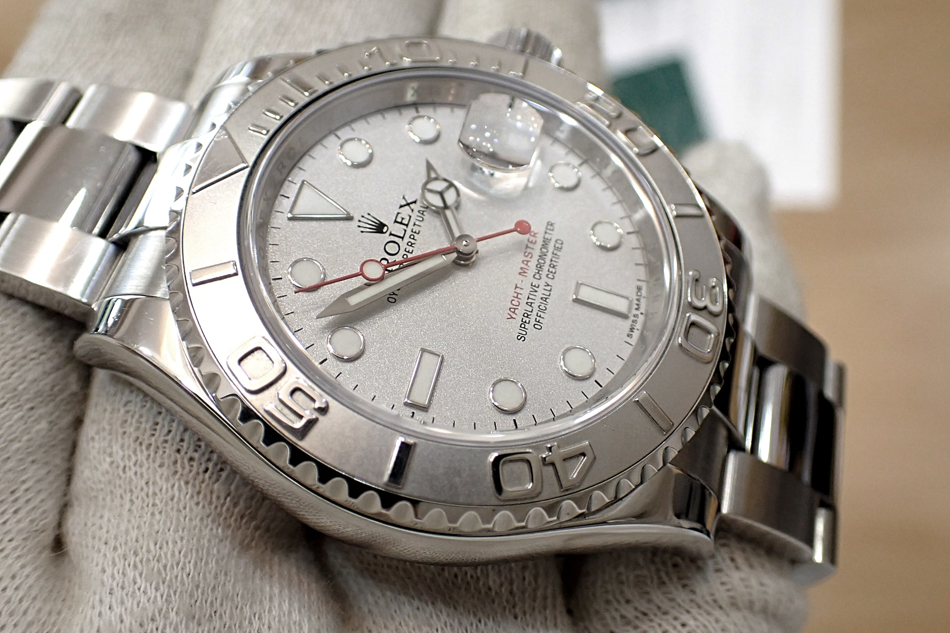 ROLEX/ロレックス ヨットマスター40 ロレジウム Ref.116622 ランダム/プラチナベゼル