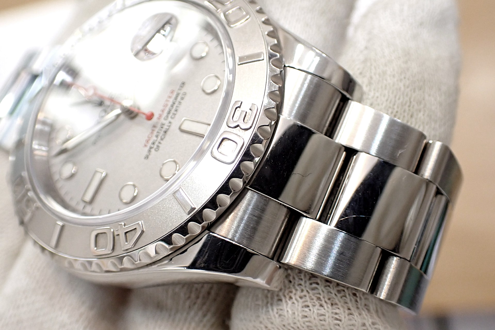 ROLEX/ロレックス ヨットマスター40 ロレジウム Ref.116622 ランダム/プラチナベゼル