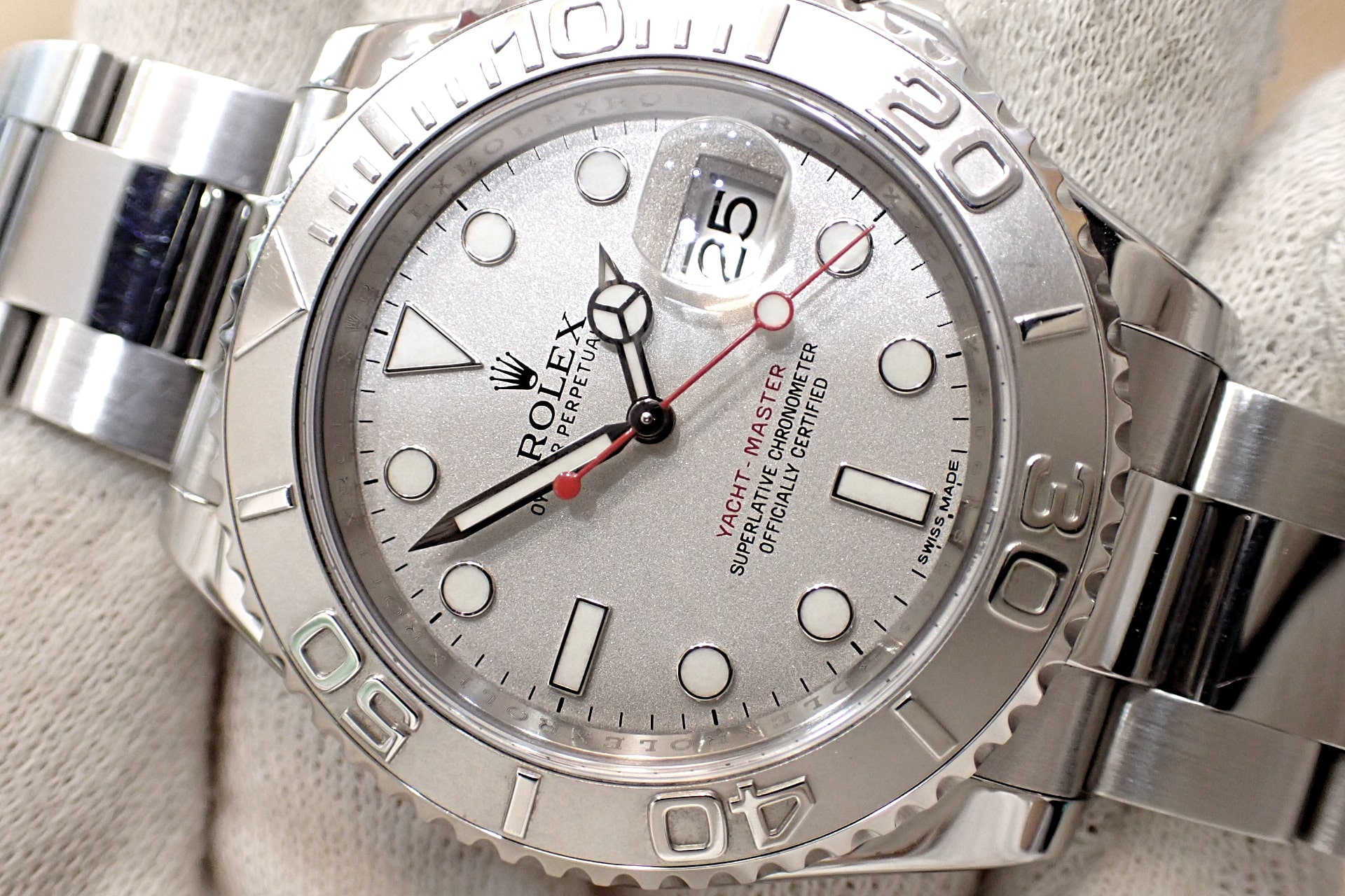 ROLEX/ロレックス ヨットマスター40 ロレジウム Ref.116622 ランダム/プラチナベゼル