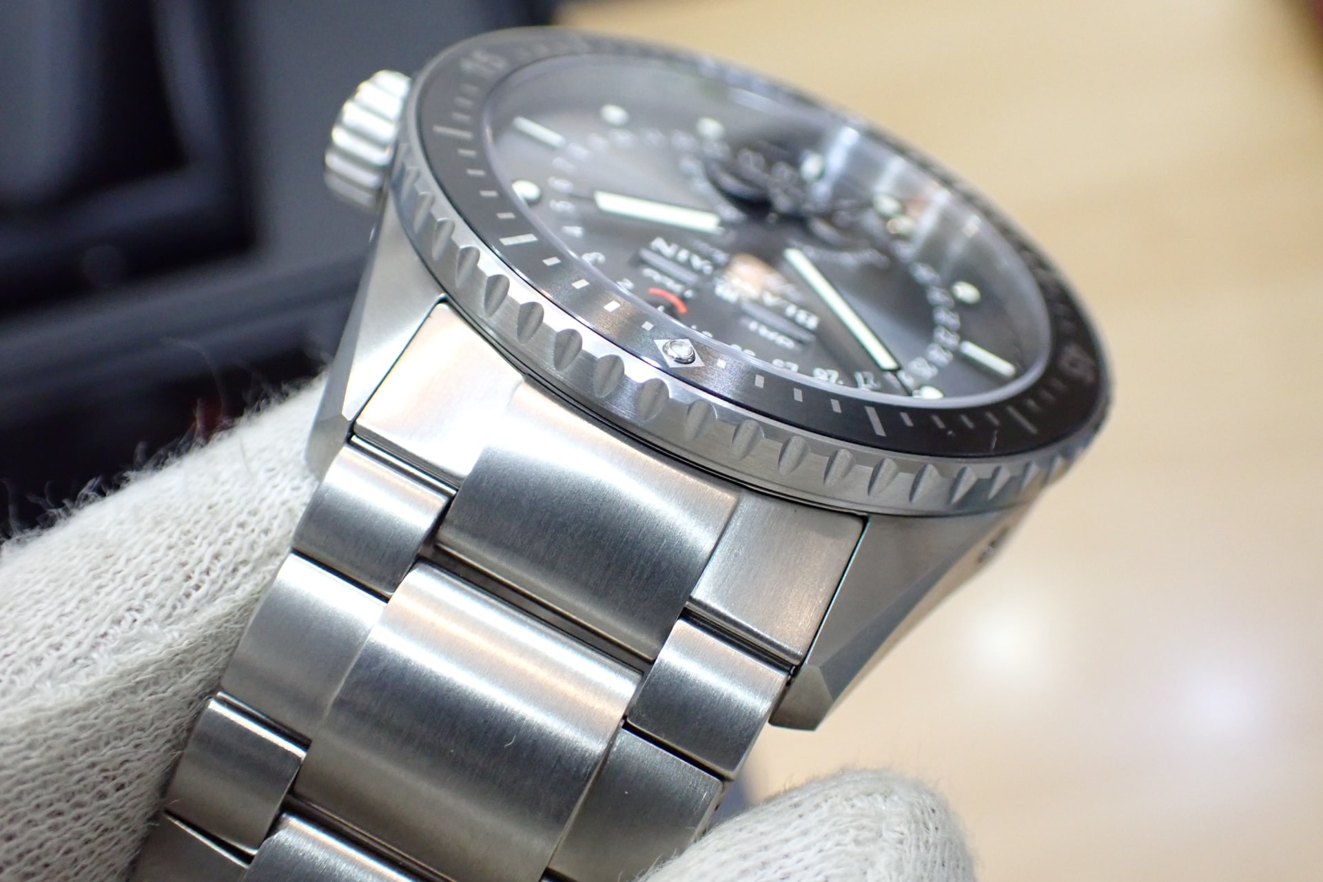 BLANCPAIN/ブランパン フィフティ ファゾムス バチスカーフ コンプリートカレンダー ムーンフェイズ チタン製ブレスレットモデル Ref.5054-1210-98S