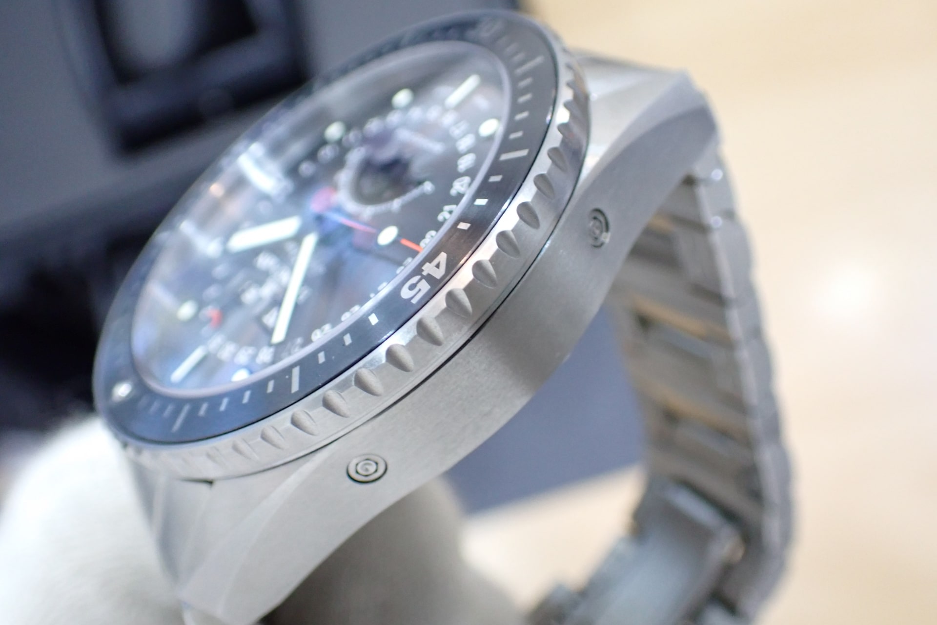 BLANCPAIN/ブランパン フィフティ ファゾムス バチスカーフ コンプリートカレンダー ムーンフェイズ チタン製ブレスレットモデル Ref.5054-1210-98S