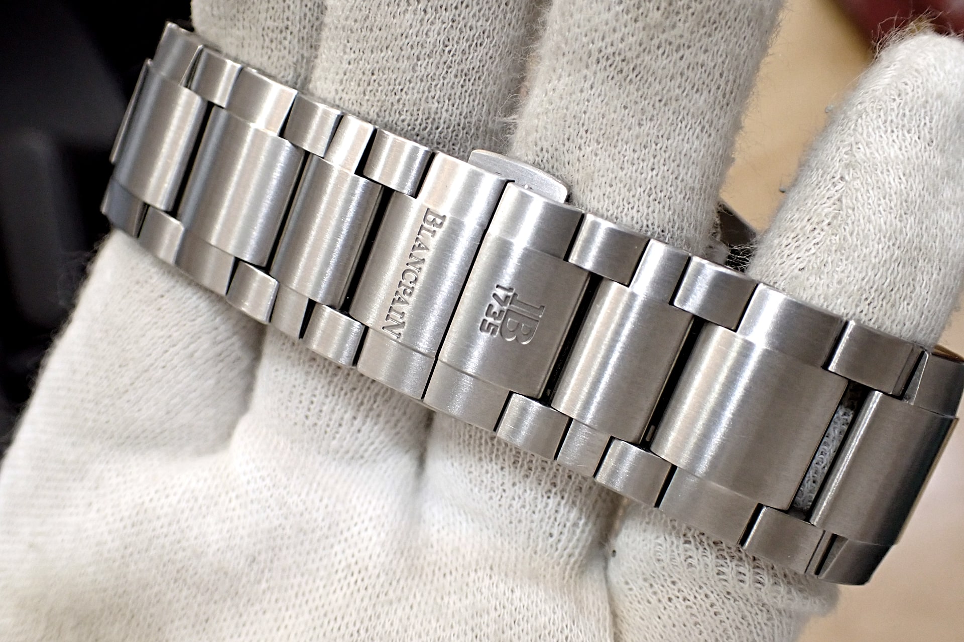 BLANCPAIN/ブランパン フィフティ ファゾムス バチスカーフ コンプリートカレンダー ムーンフェイズ チタン製ブレスレットモデル Ref.5054-1210-98S