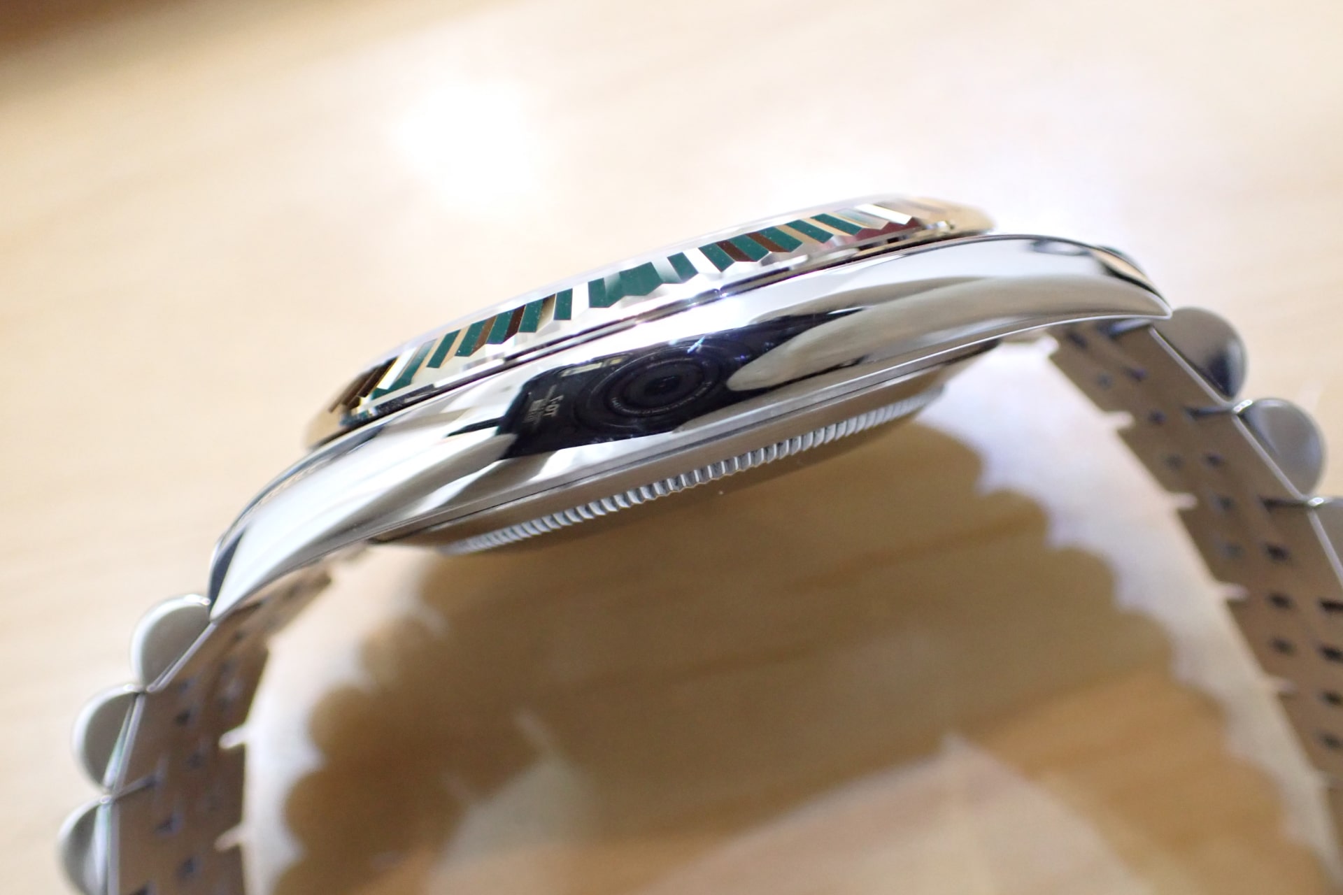 ROLEX/ロレックス デイトジャスト41 Ref.126334 WG/SS ミントグリーン/フルーテッドベゼル ジュビリーブレス 高年式/ノンポリッシュ