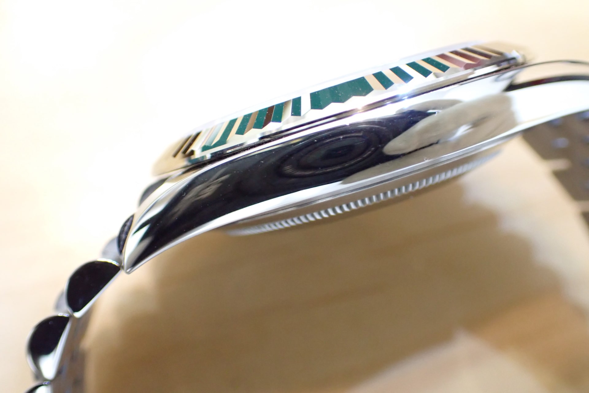 ROLEX/ロレックス デイトジャスト41 Ref.126334 WG/SS ミントグリーン/フルーテッドベゼル ジュビリーブレス 高年式/ノンポリッシュ