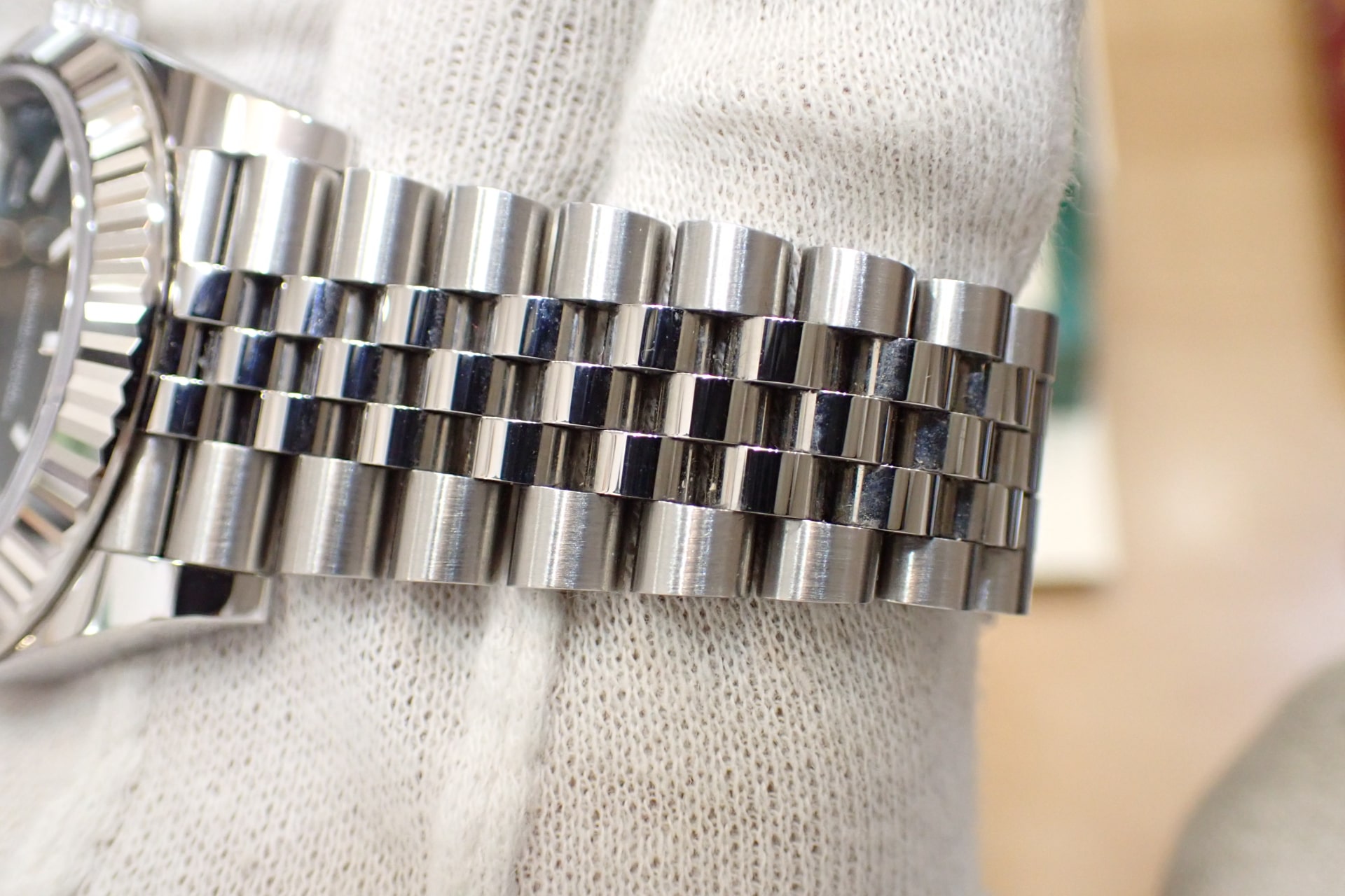 ROLEX/ロレックス デイトジャスト41 Ref.126334 WG/SS ミントグリーン/フルーテッドベゼル ジュビリーブレス 高年式/ノンポリッシュ