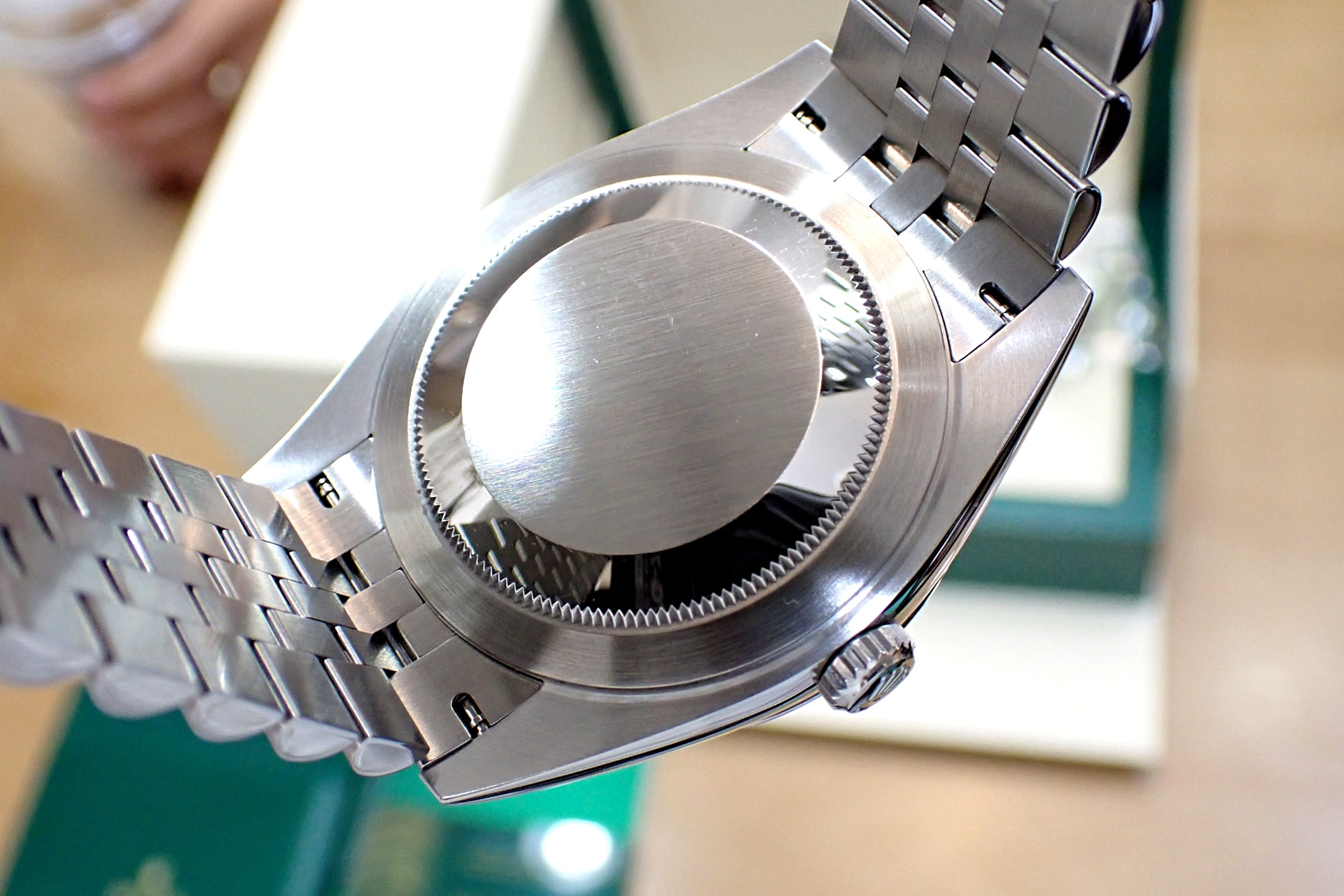 ROLEX/ロレックス デイトジャスト41 Ref.126334 WG/SS ミントグリーン/フルーテッドベゼル ジュビリーブレス 高年式/ノンポリッシュ