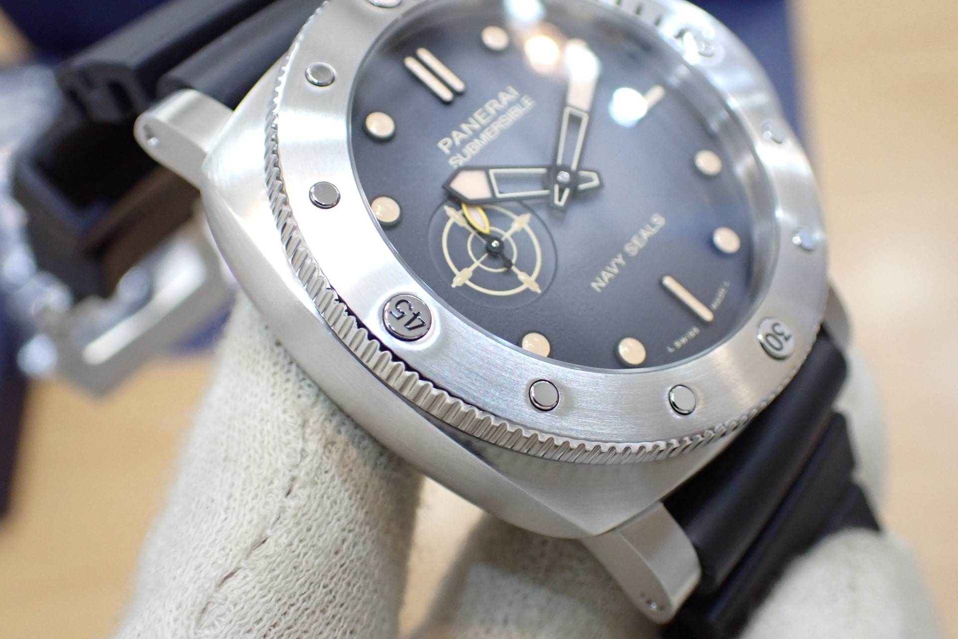 パネライ/Panerai サブマーシブル クアランタクワトロ ネイビーシールズ Ref.PAM01518