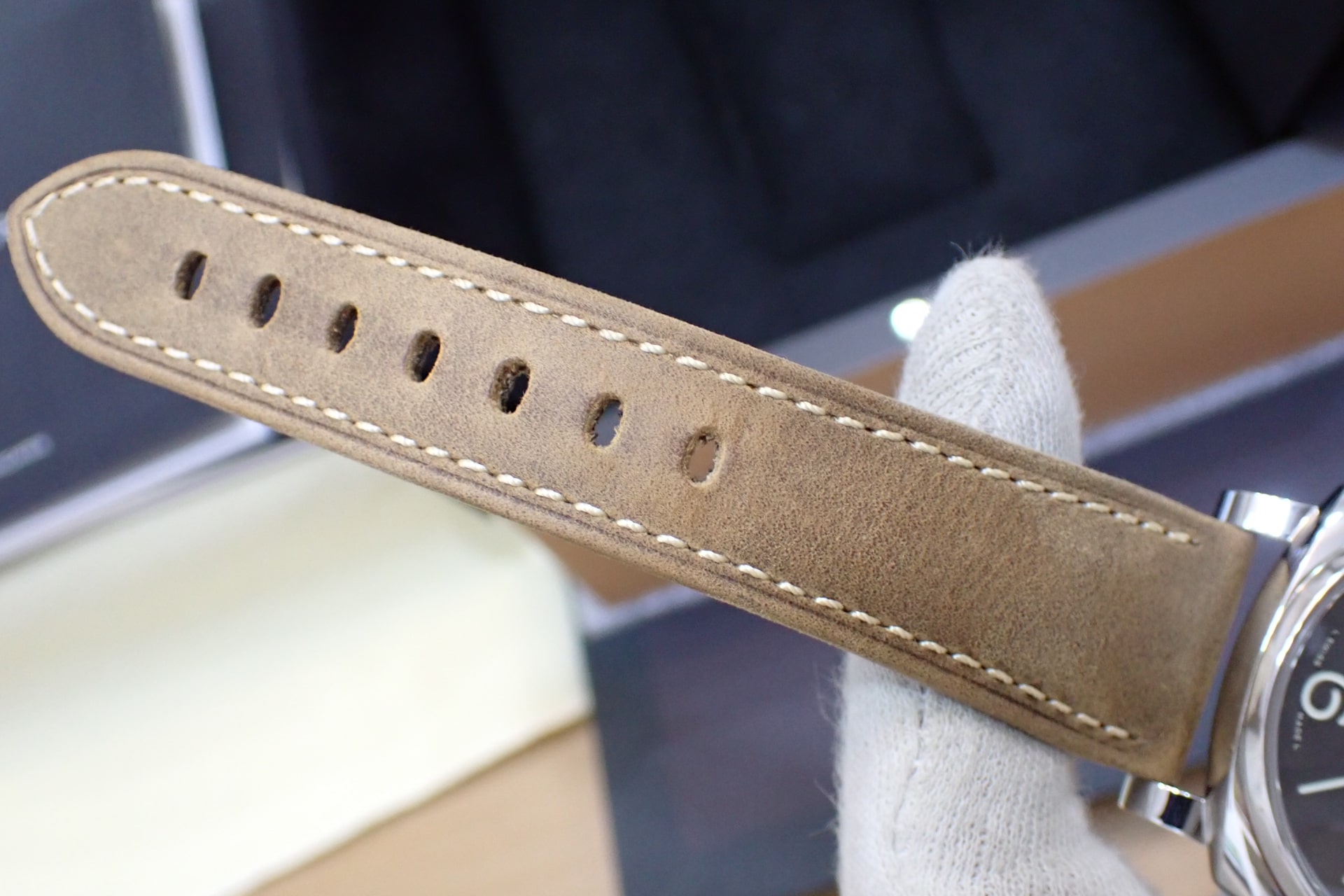 OFFICINE PANERAI/パネライ ルミノール ドゥエ 3デイズ オートマティック アッチャイオ 42MM Ref.PAM00904