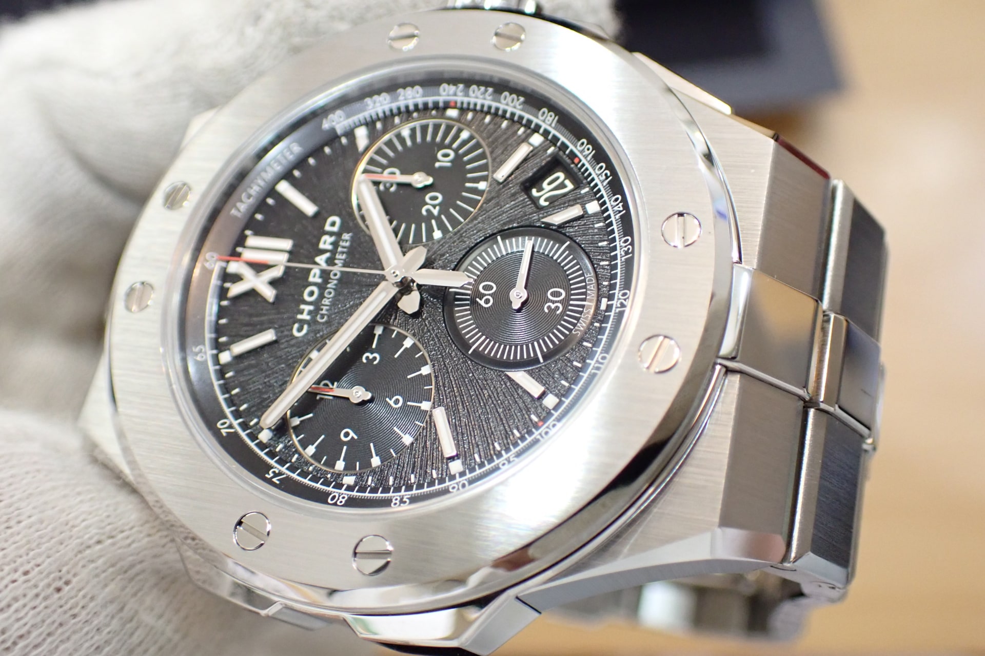 Chopard/ショパール アルパインイーグル XL クロノグラフ Ref.298609-3002 ブラック文字盤