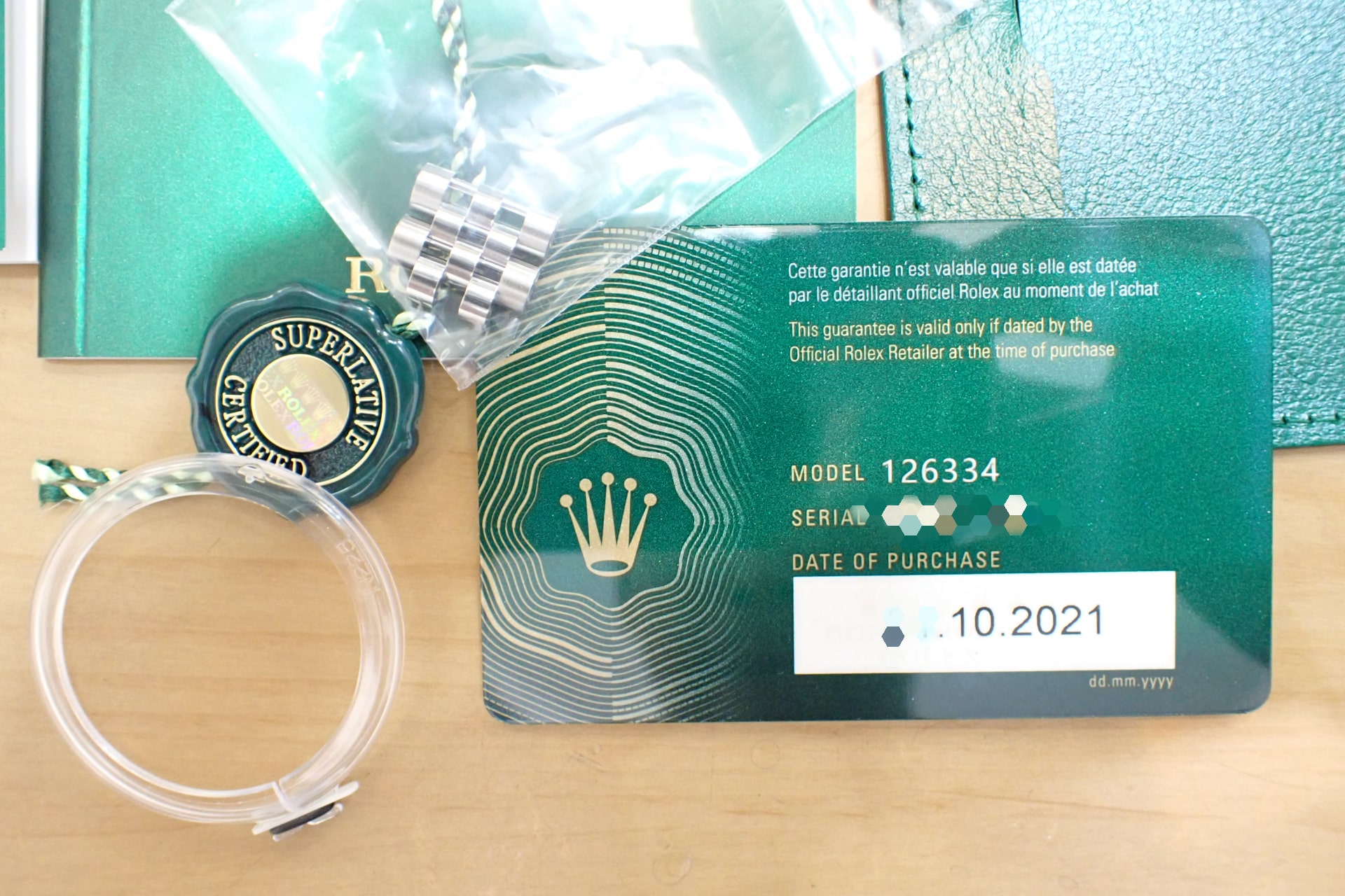 ROLEX/ロレックス デイトジャスト41 Ref.126334 WG/SS スレートローマン/フルーテッドベゼル ジュビリーブレス