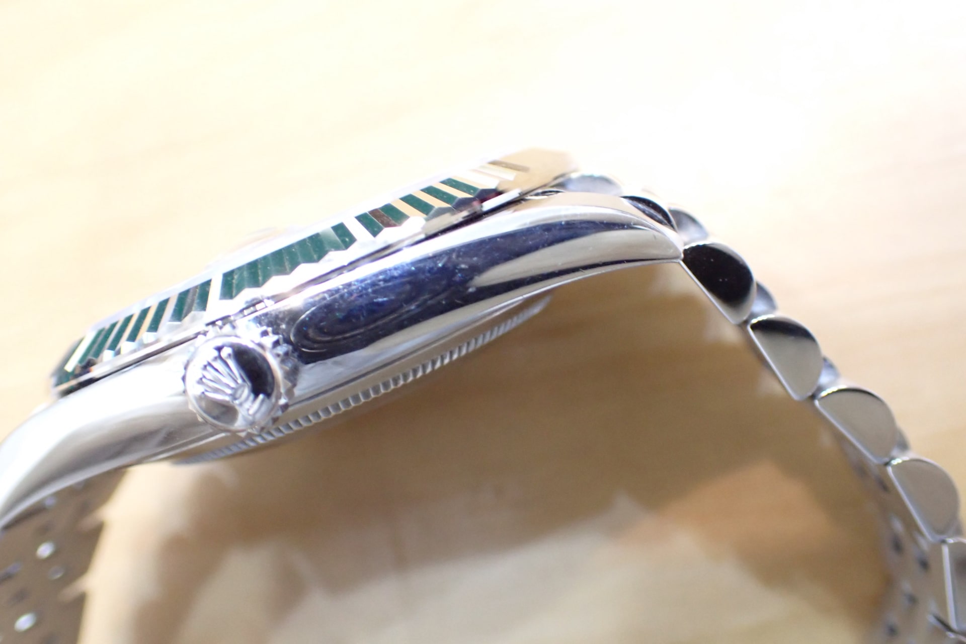 ROLEX/ロレックス デイトジャスト41 Ref.126334 WG/SS スレートローマン/フルーテッドベゼル ジュビリーブレス