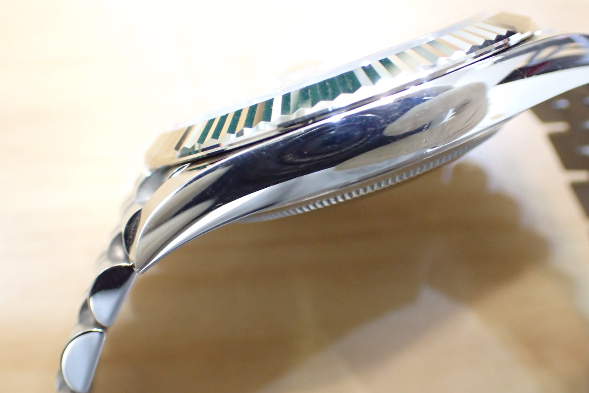 ROLEX/ロレックス デイトジャスト41 Ref.126334 WG/SS スレートローマン/フルーテッドベゼル ジュビリーブレス