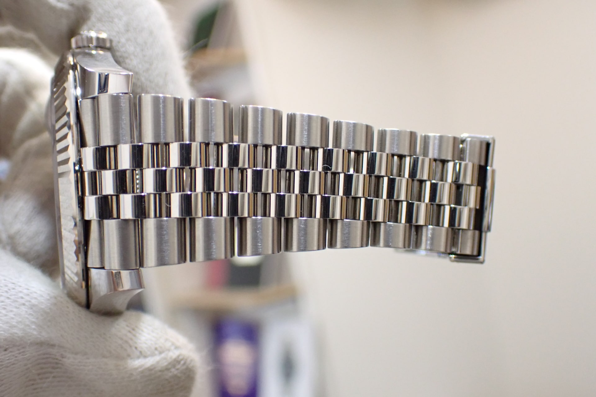 ROLEX/ロレックス デイトジャスト41 Ref.126334 WG/SS スレートローマン/フルーテッドベゼル ジュビリーブレス