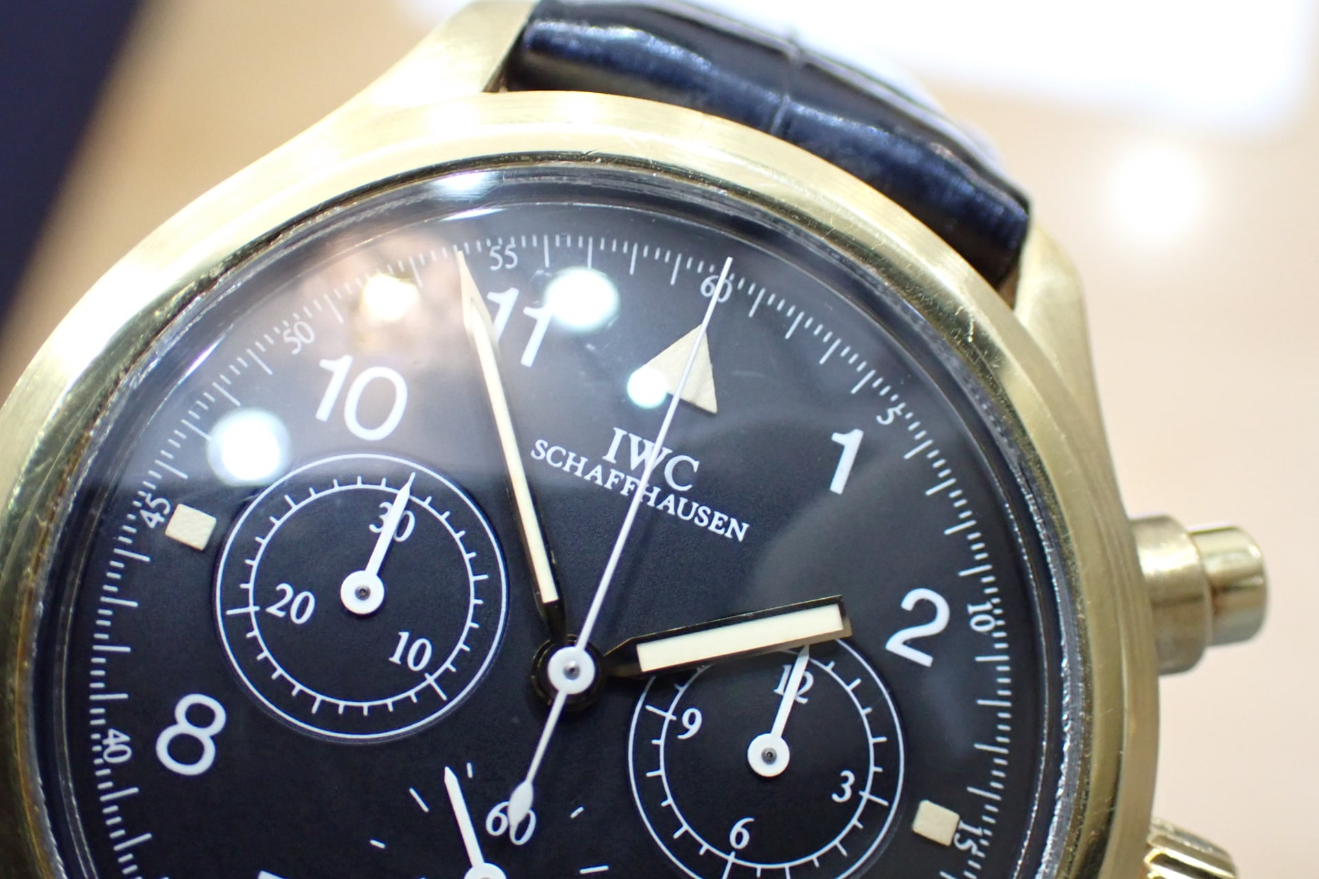 IWC フリーガー クロノグラフ 18KYG メカクォーツ Ref.3740