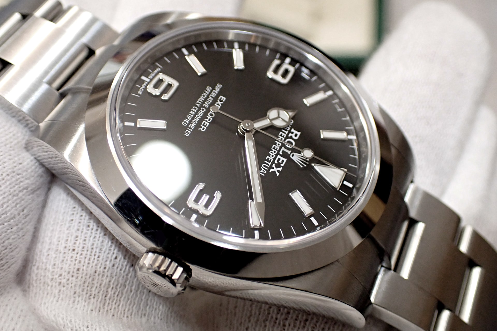 ROLEX/ロレックス エクスプローラー1 Ref.214270 黒文字盤