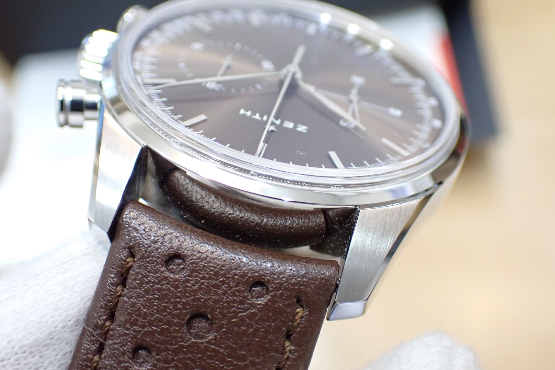 ゼニス/ZENITH クロノマスター ヘリテージ 146 38mm Ref.03.2150.4069/75.C806 ブラウン