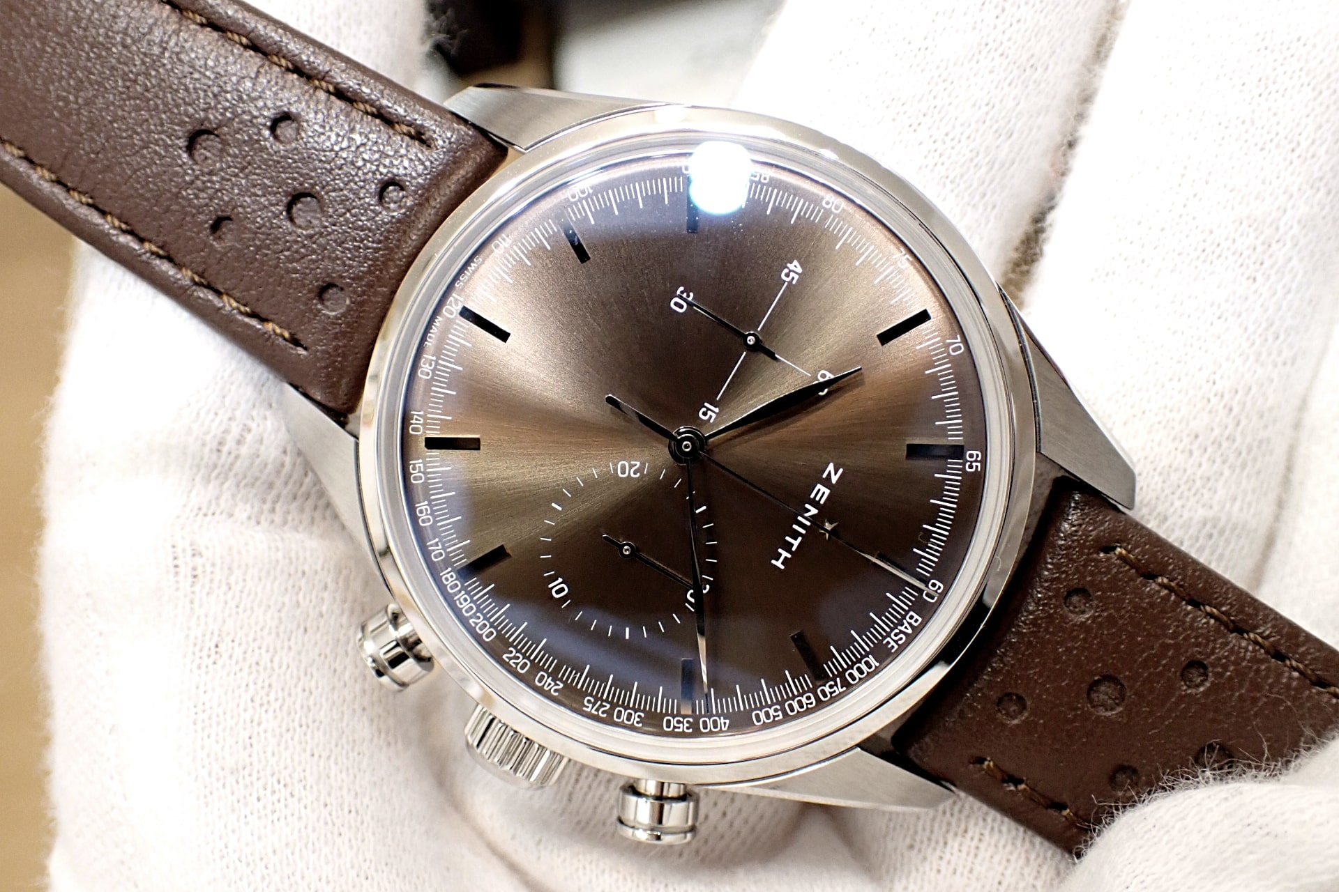 ゼニス/ZENITH クロノマスター ヘリテージ 146 38mm Ref.03.2150.4069/75.C806 ブラウン