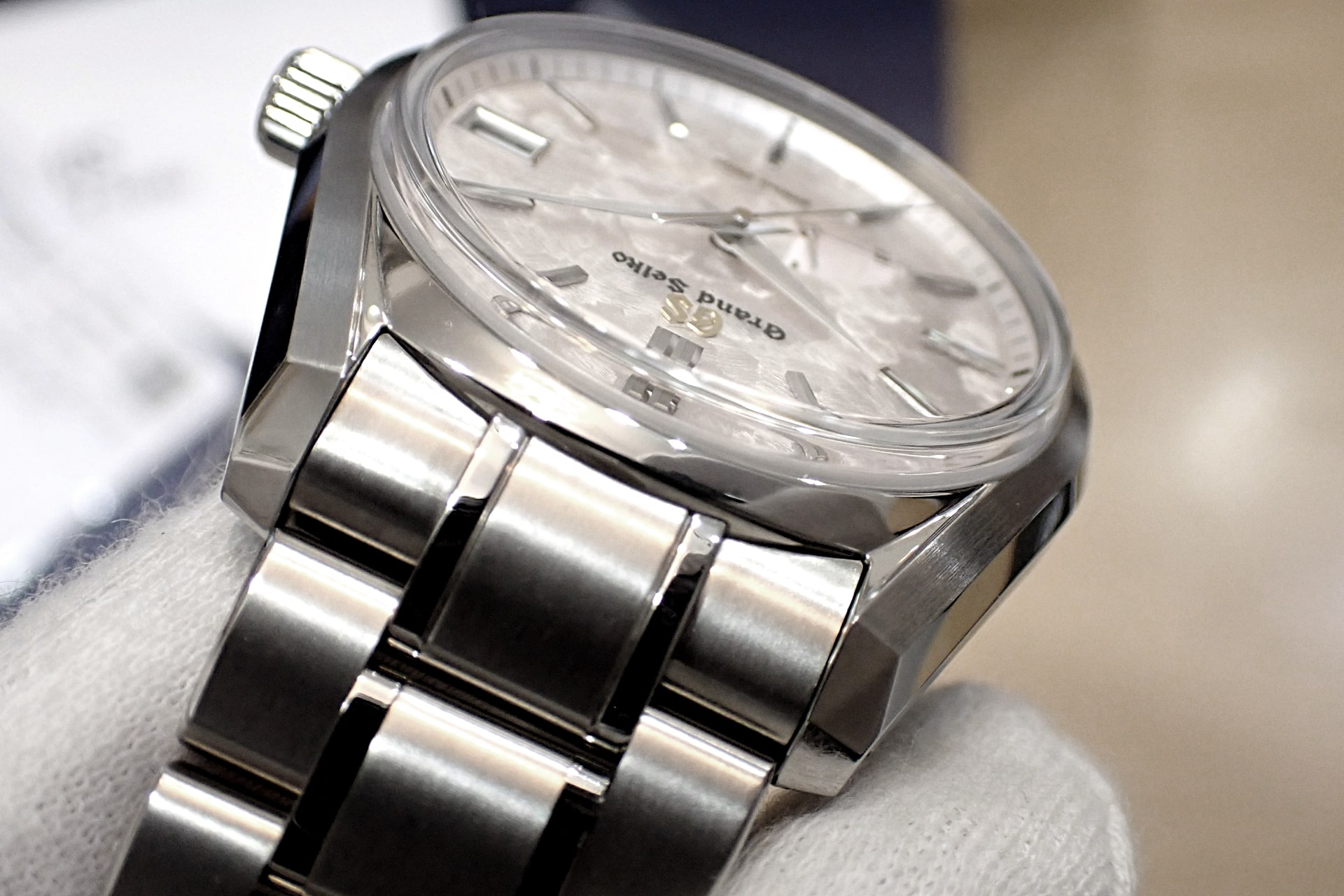 グランドセイコー/GrandSeiko ヘリテージコレクション Ref.SBGA443 花筏 グレイッシュピンク文字盤