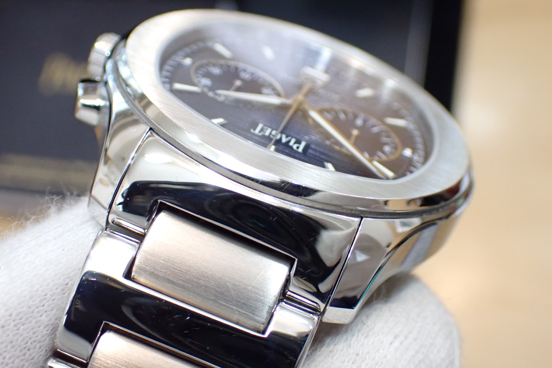 PIAGET/ピアジェ ポロ クロノグラフ Ref.G0A41006 ブルー文字盤