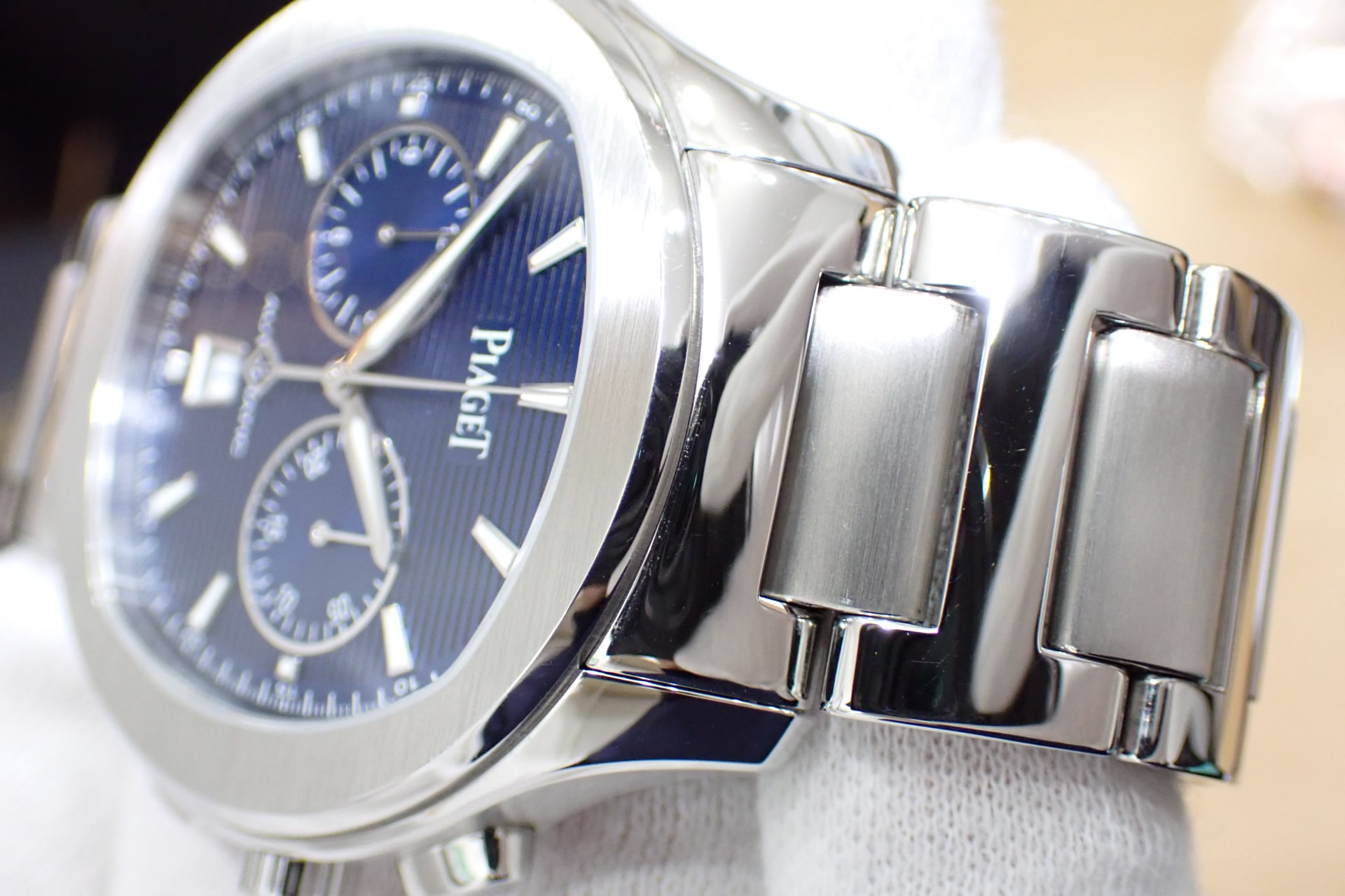 PIAGET/ピアジェ ポロ クロノグラフ Ref.G0A41006 ブルー文字盤