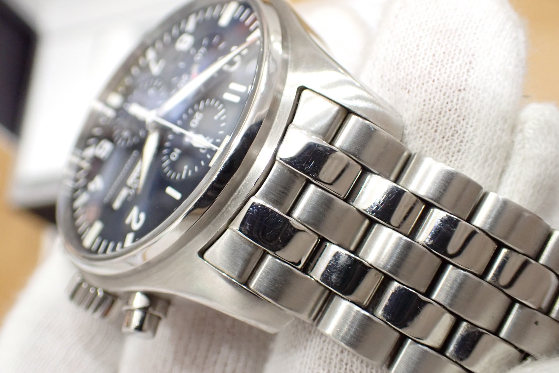 IWC パイロットウォッチ クロノグラフ プティプランス Ref.IW377717 ブルー