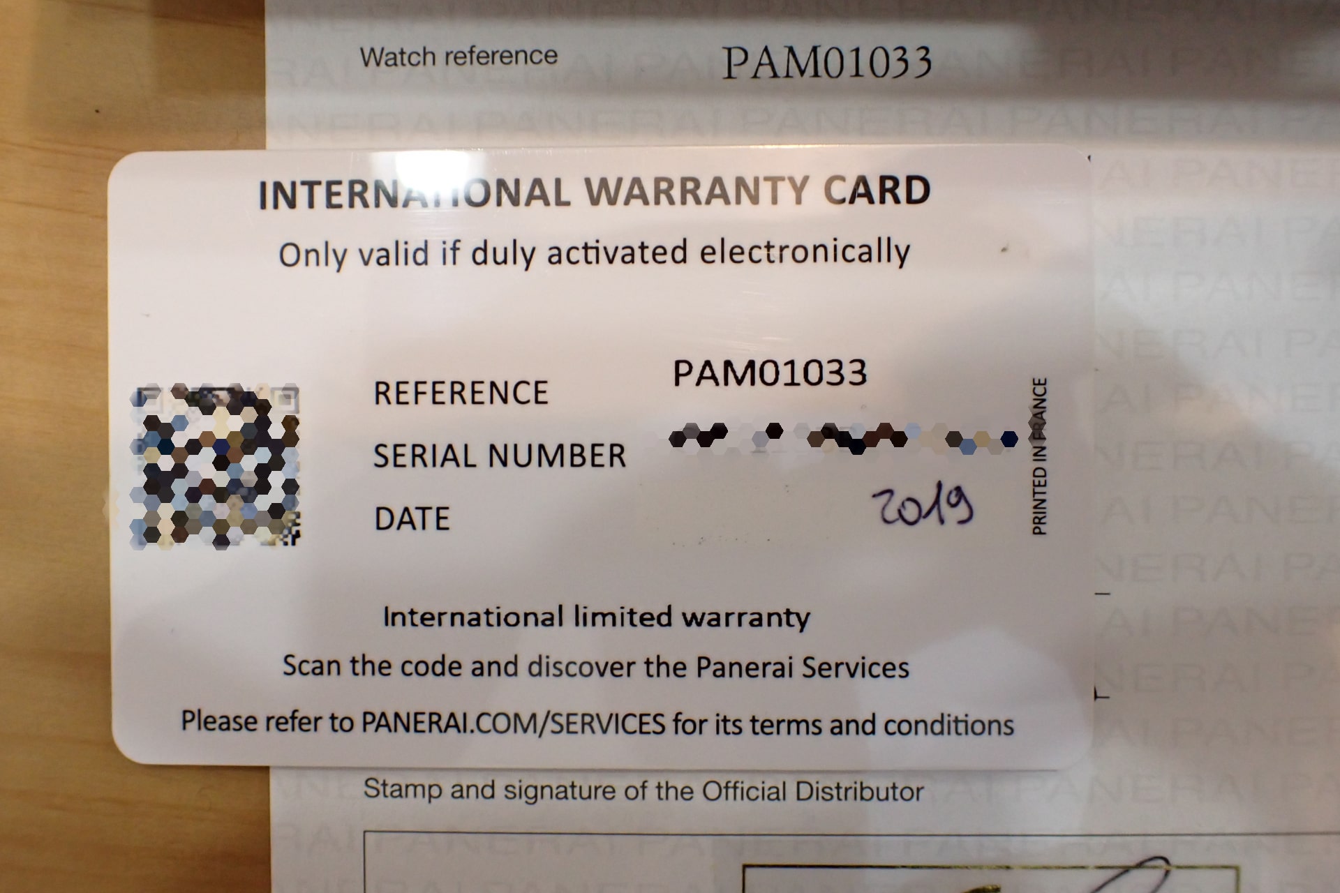 OFFICINE PANERAI/オフィチーネ パネライ ルミノール1950 GMT Ref.PAM01033 ブルー