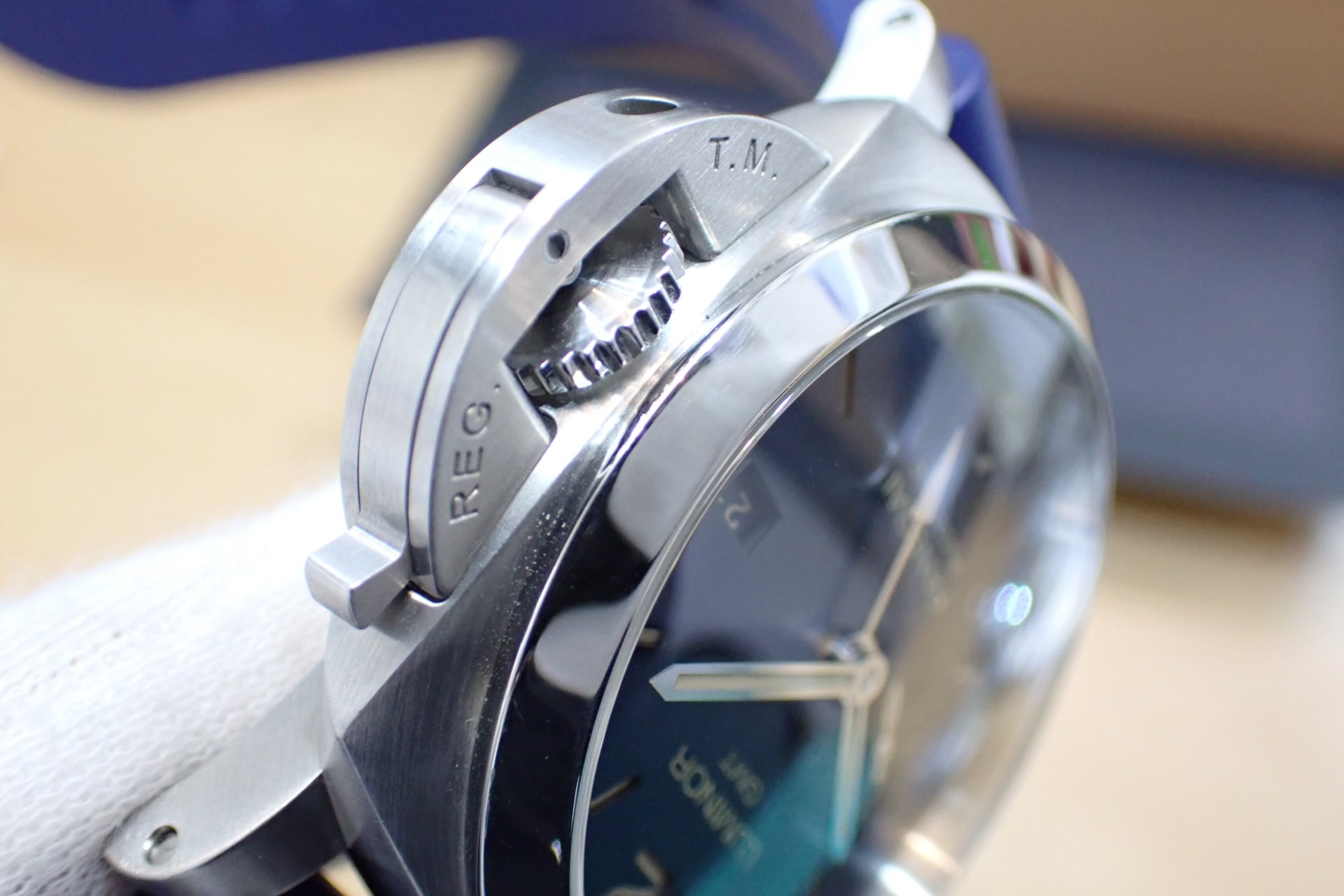 OFFICINE PANERAI/オフィチーネ パネライ ルミノール1950 GMT Ref.PAM01033 ブルー