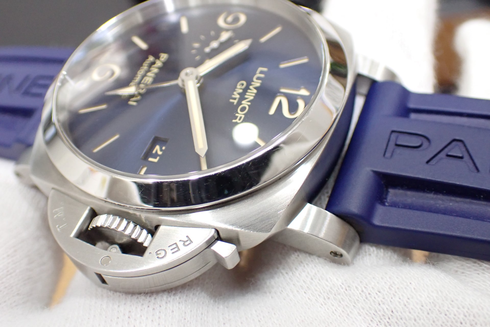 OFFICINE PANERAI/オフィチーネ パネライ ルミノール1950 GMT Ref.PAM01033 ブルー