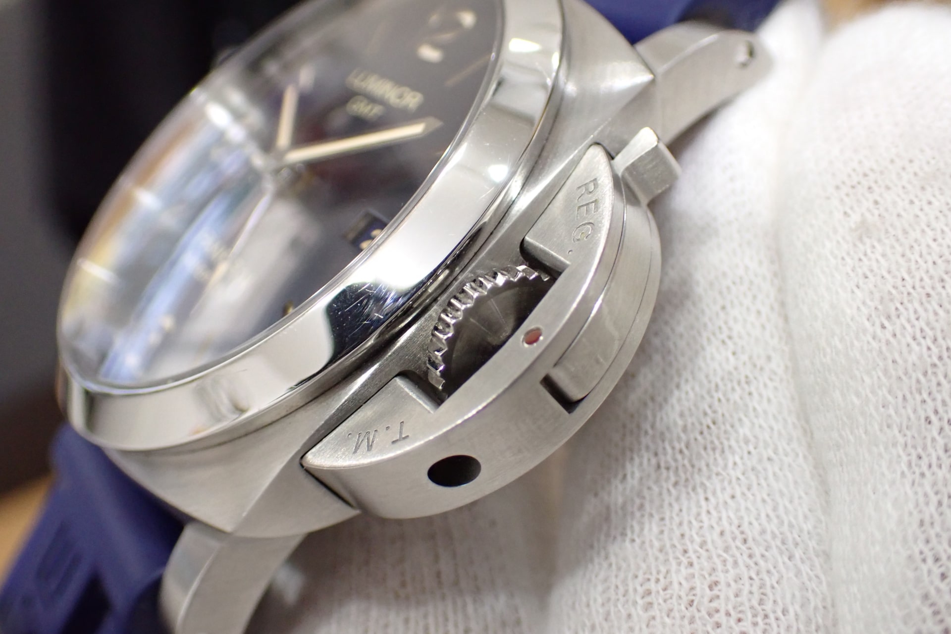 OFFICINE PANERAI/オフィチーネ パネライ ルミノール1950 GMT Ref.PAM01033 ブルー