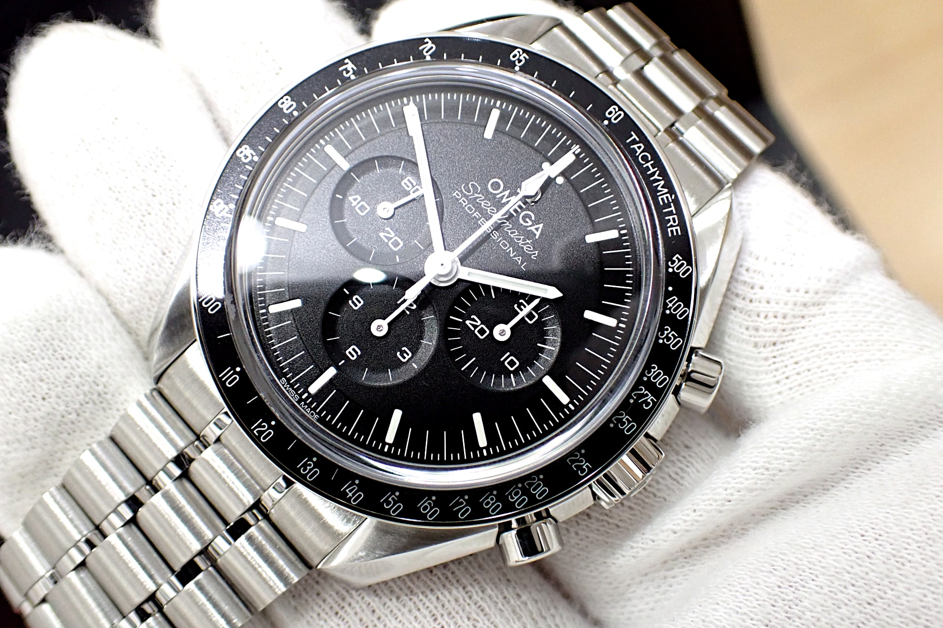 OMEGA/オメガ スピードマスター ムーンウォッチ プロフェッショナル コーアクシャル マスタークロノメーター Ref.310.30.42.50.01.002 高年式/一部保護シール付き