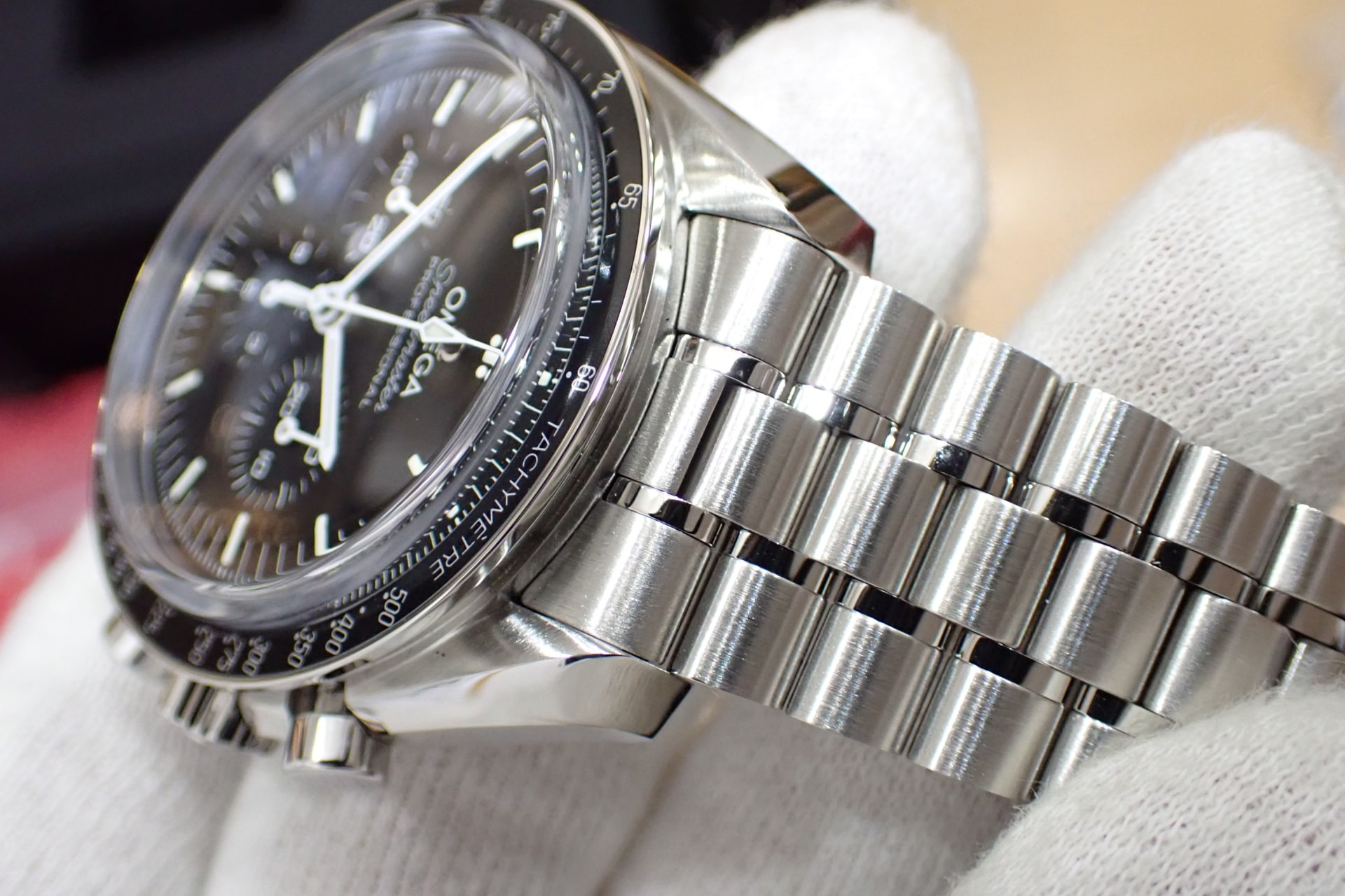 OMEGA/オメガ スピードマスター ムーンウォッチ プロフェッショナル コーアクシャル マスタークロノメーター Ref.310.30.42.50.01.002 高年式/一部保護シール付き