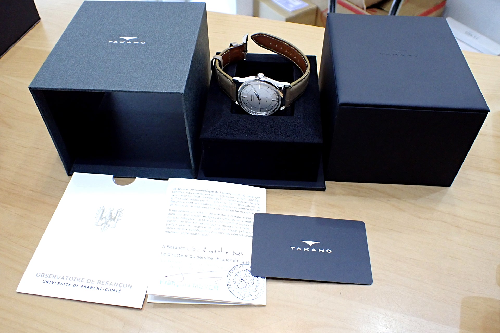 TAKANO/タカノ シャトーヌーベル クロノメーター ホワイト文字盤 Ref.PWT