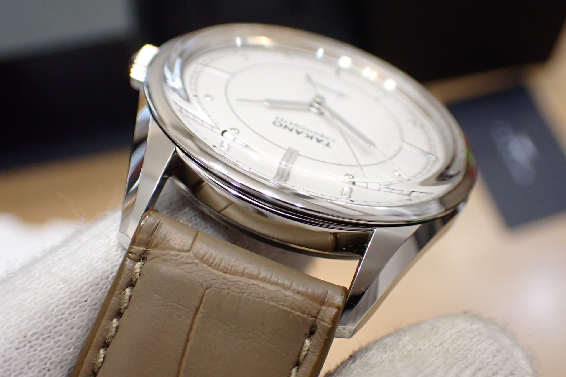 TAKANO/タカノ シャトーヌーベル クロノメーター ホワイト文字盤 Ref.PWT