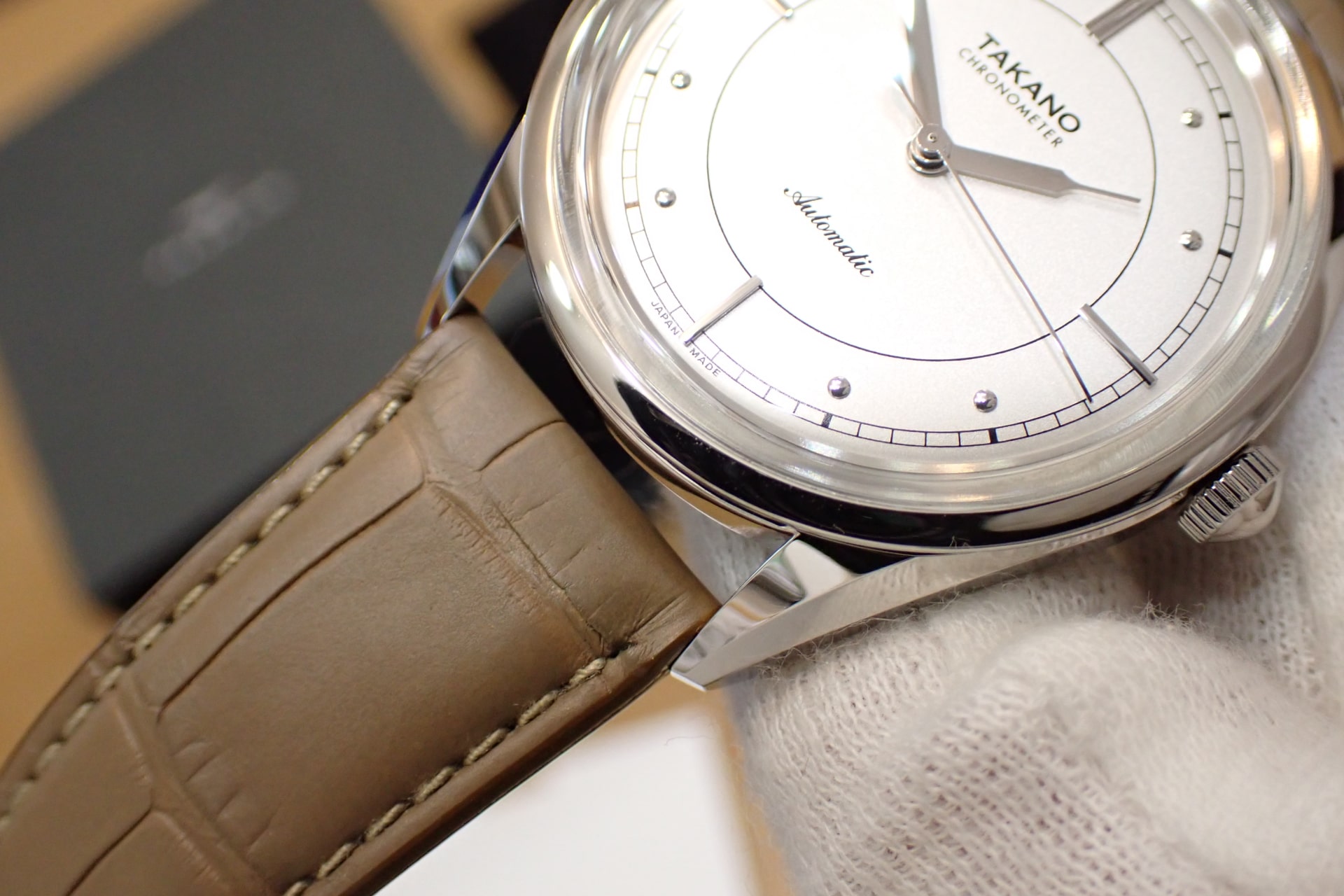 TAKANO/タカノ シャトーヌーベル クロノメーター ホワイト文字盤 Ref.PWT