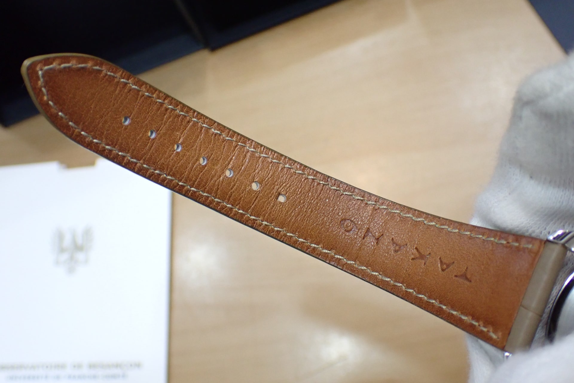 TAKANO/タカノ シャトーヌーベル クロノメーター ホワイト文字盤 Ref.PWT