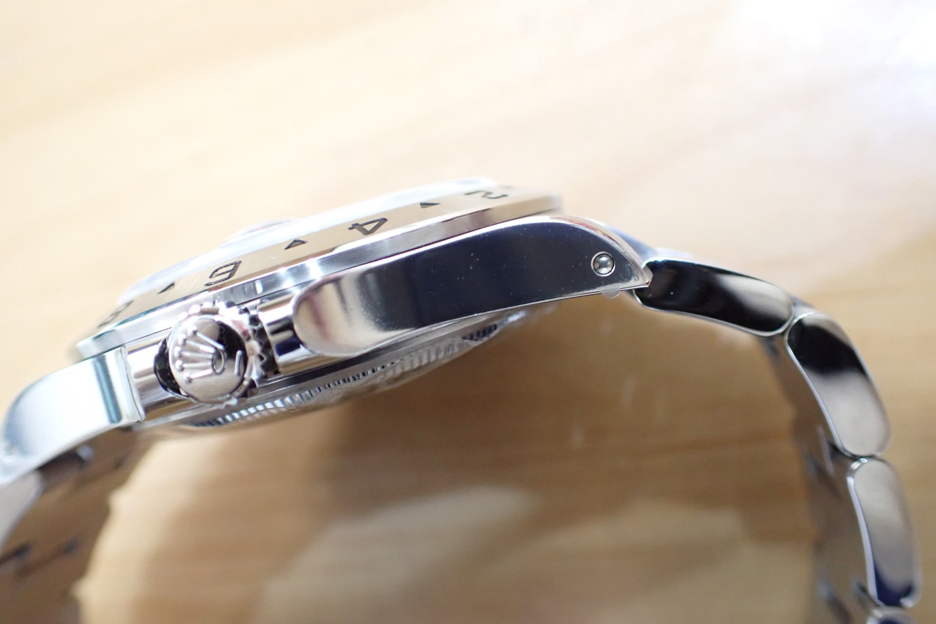 デッドストック ROLEX/ロレックス エクスプローラー2 Ref.16570 K番 黒文字盤/ノンポリッシュ