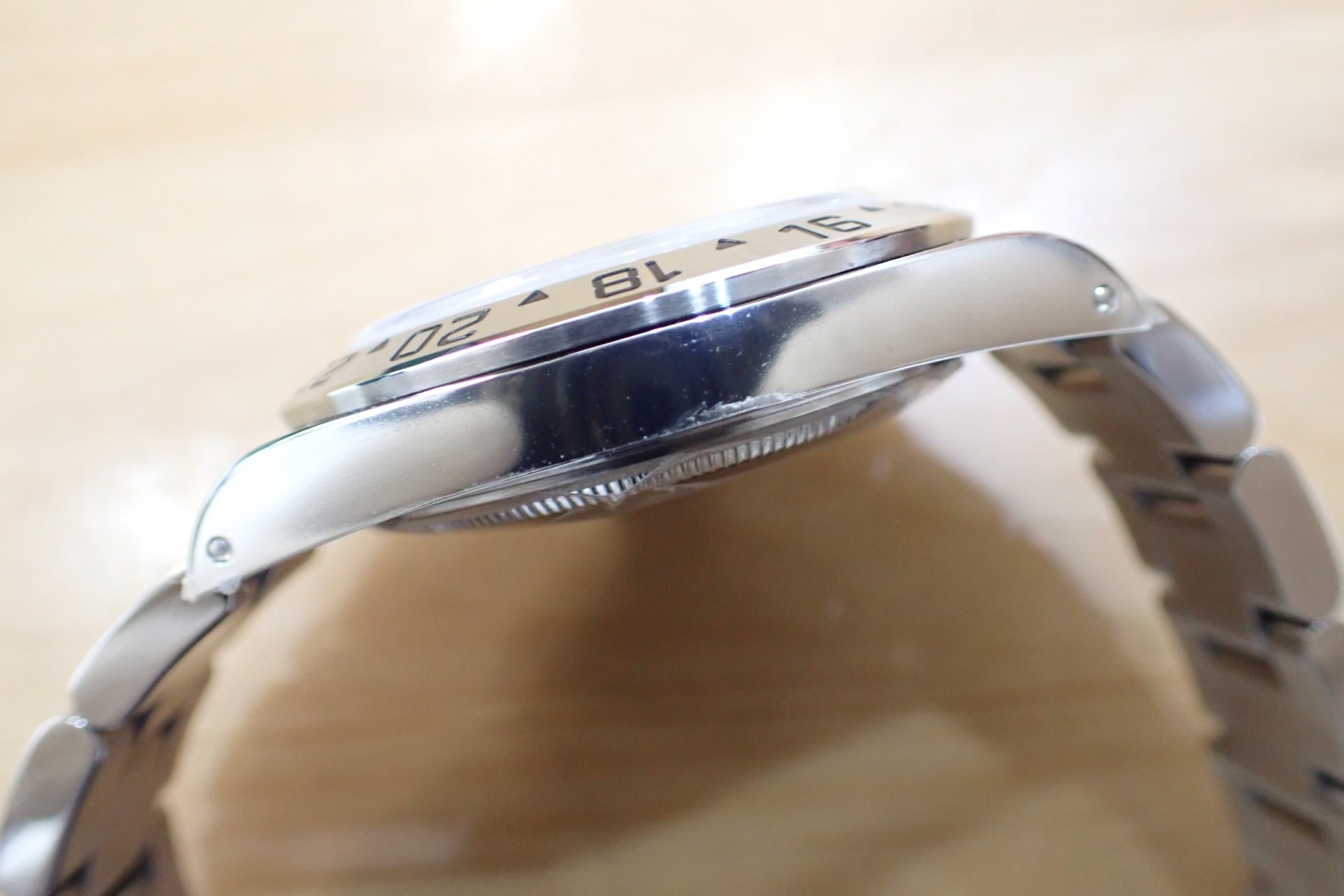 デッドストック ROLEX/ロレックス エクスプローラー2 Ref.16570 K番 黒文字盤/ノンポリッシュ