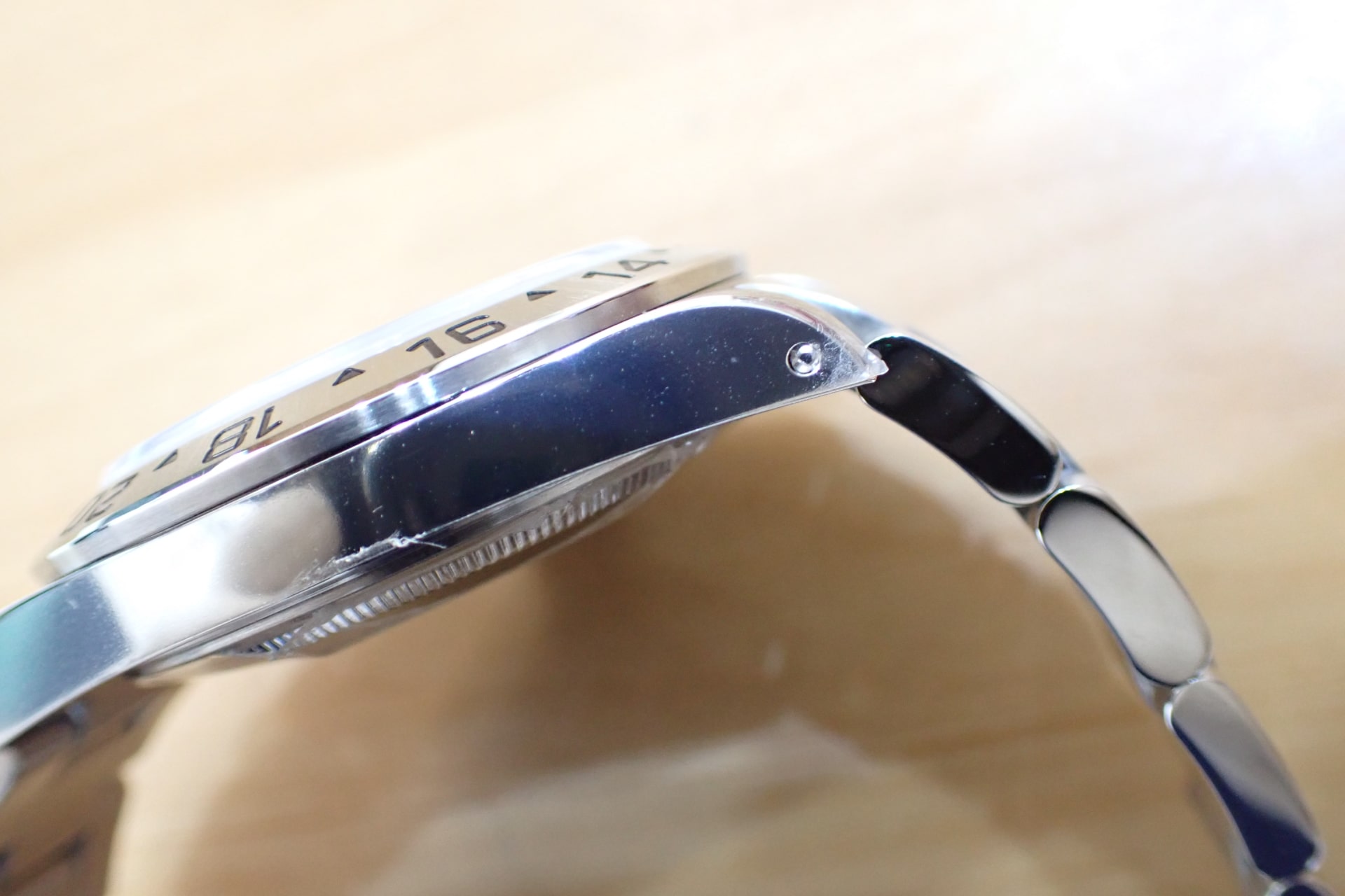 デッドストック ROLEX/ロレックス エクスプローラー2 Ref.16570 K番 黒文字盤/ノンポリッシュ