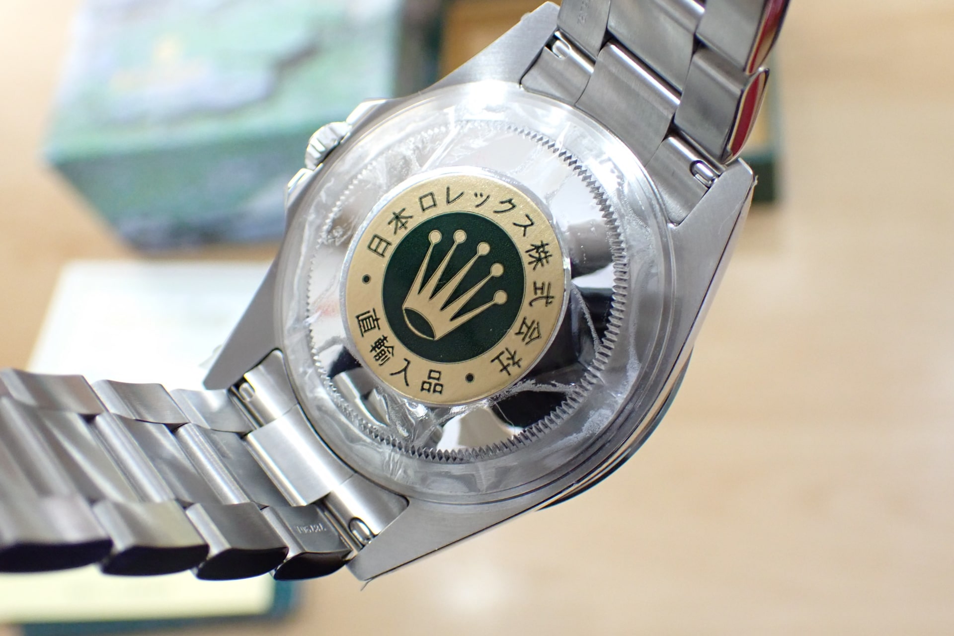 デッドストック ROLEX/ロレックス エクスプローラー2 Ref.16570 K番 黒文字盤/ノンポリッシュ