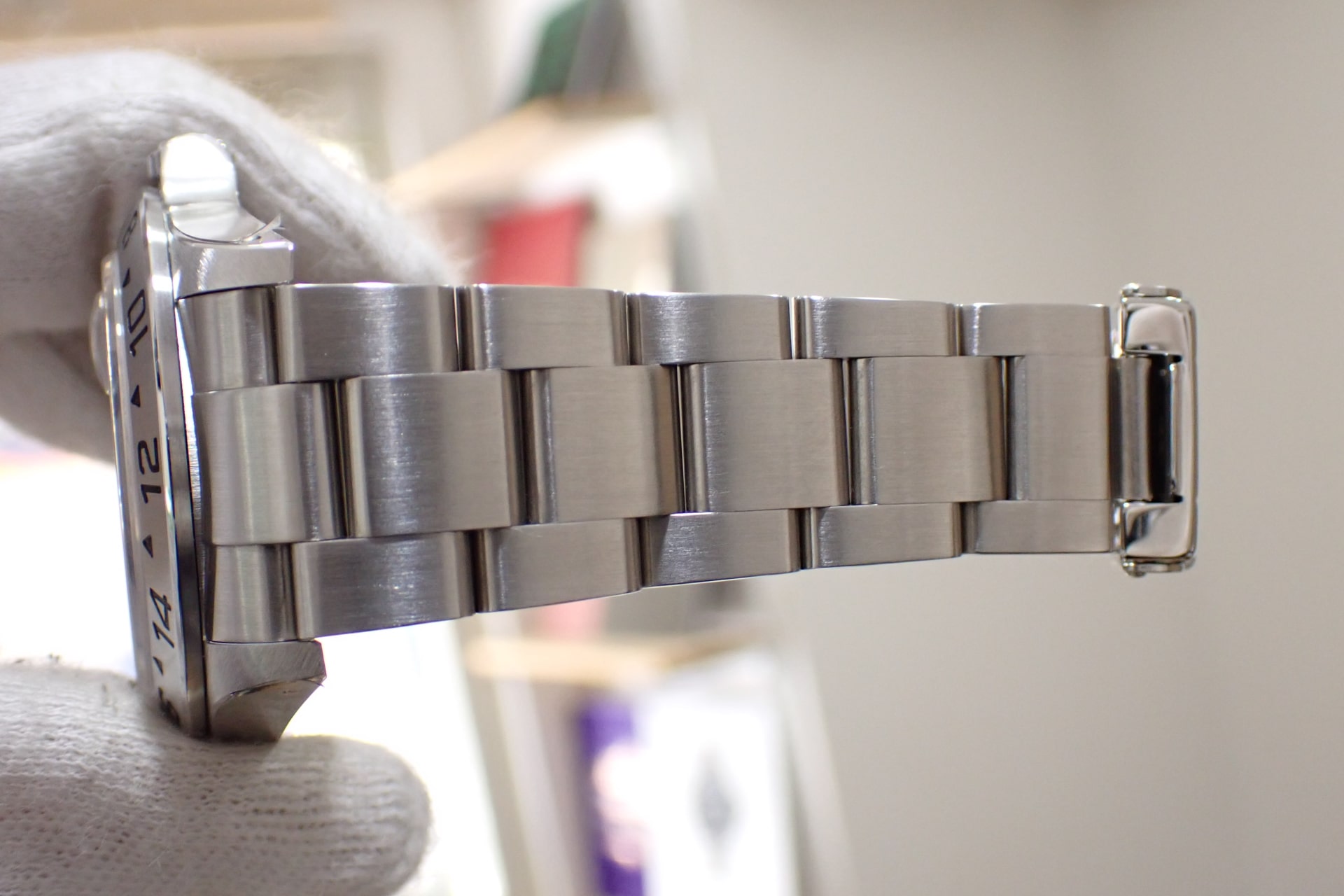 デッドストック ROLEX/ロレックス エクスプローラー2 Ref.16570 K番 黒文字盤/ノンポリッシュ