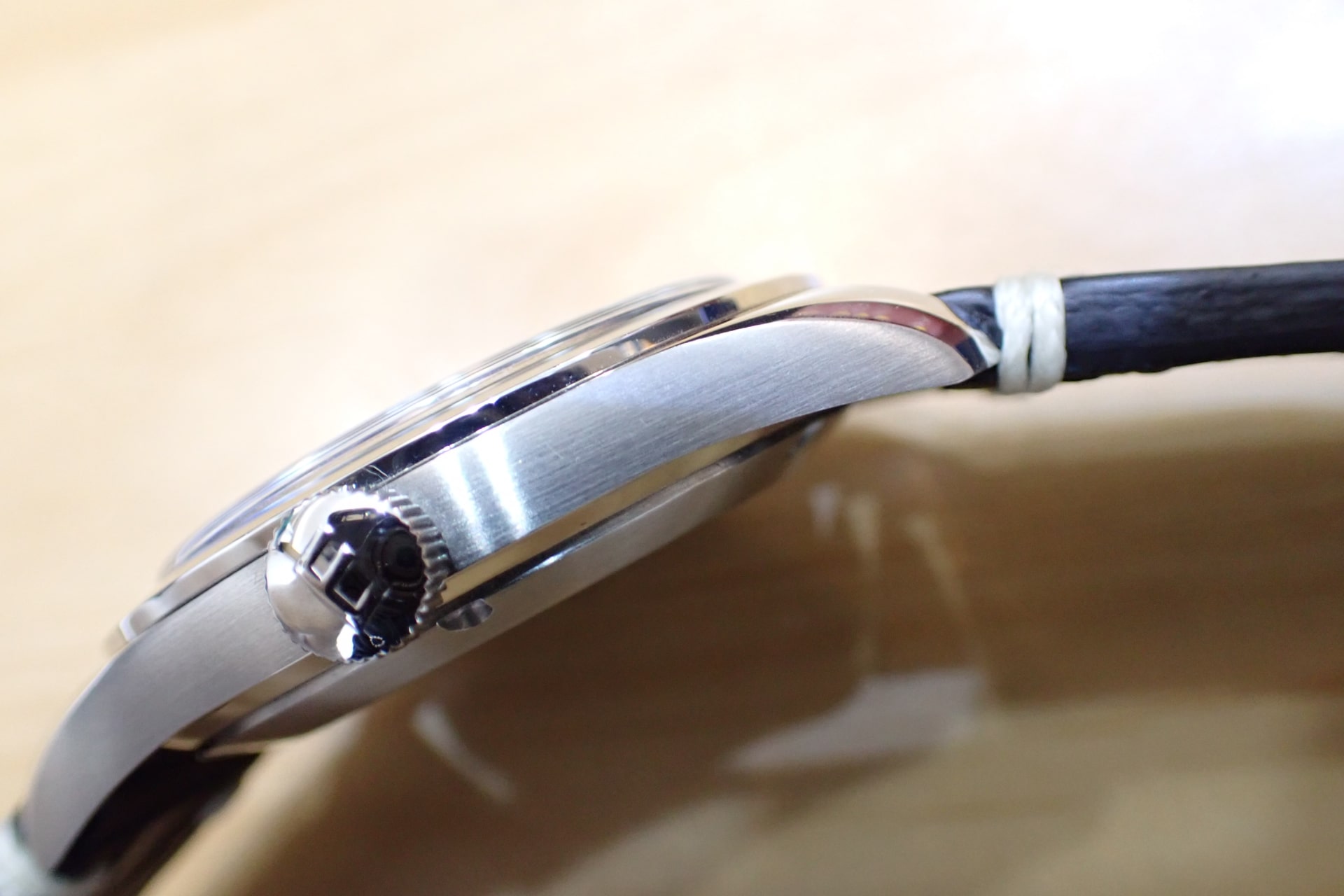 EBERHARD/エベラール サイエンティグラフ Ref.41043.01 CP 黒文字盤 メーカー純正レザーストラップ2本付き