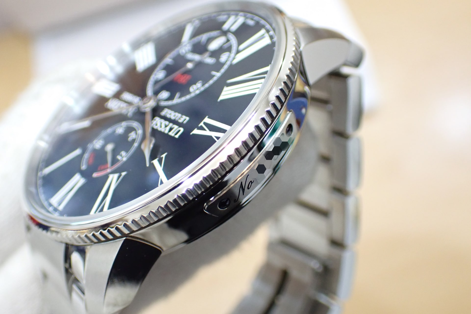 ユリスナルダン/ ULYSSE NARDIN マリーン トルピユール Ref.1183-310/43 ブルー文字盤 ステンレスブレスレットモデル