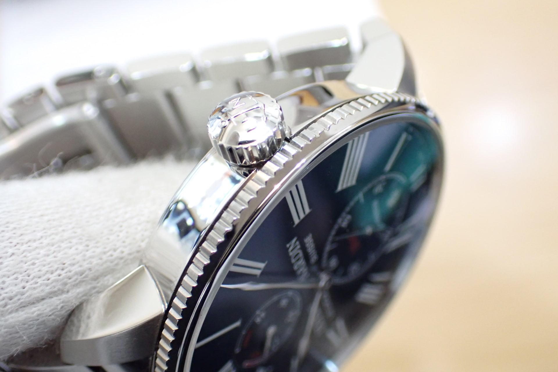 ユリスナルダン/ ULYSSE NARDIN マリーン トルピユール Ref.1183-310/43 ブルー文字盤 ステンレスブレスレットモデル